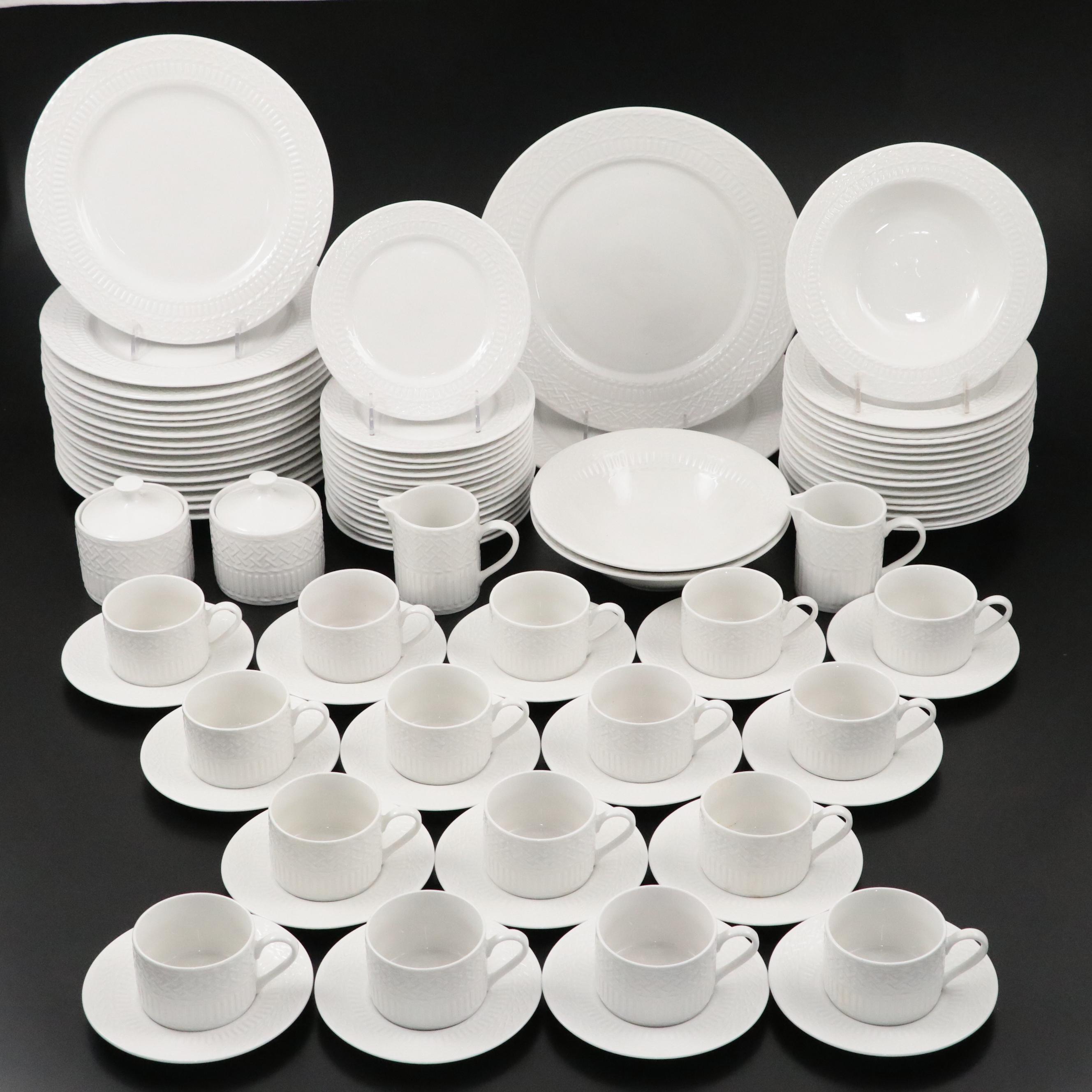 Cuisinart "Wicker White" Ceramic Dinnerware