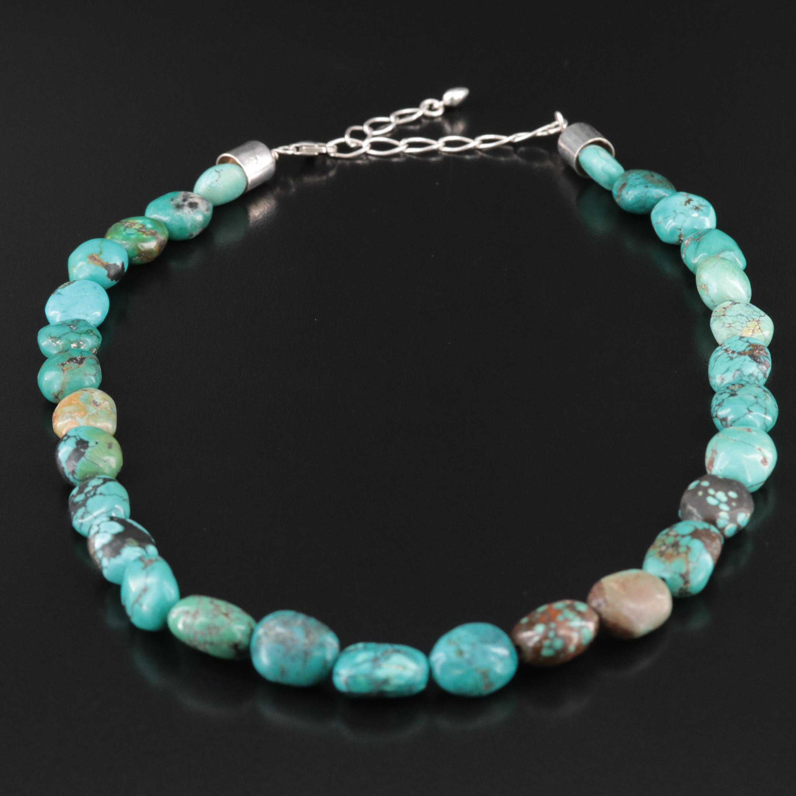 Southwestern Desert Rose Trading Turquoise Necklace