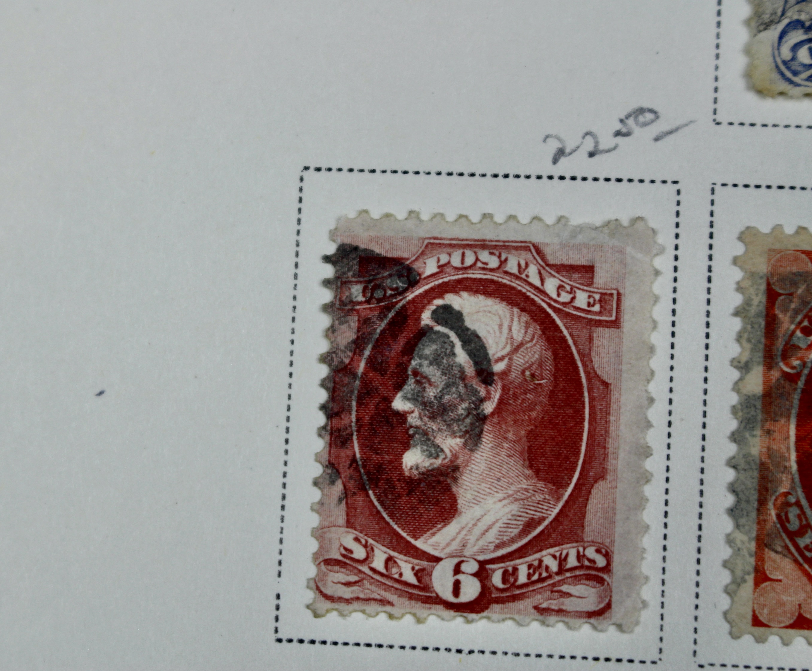 19th Century U.S. Postage Stamp Collection, 1870 to 1871