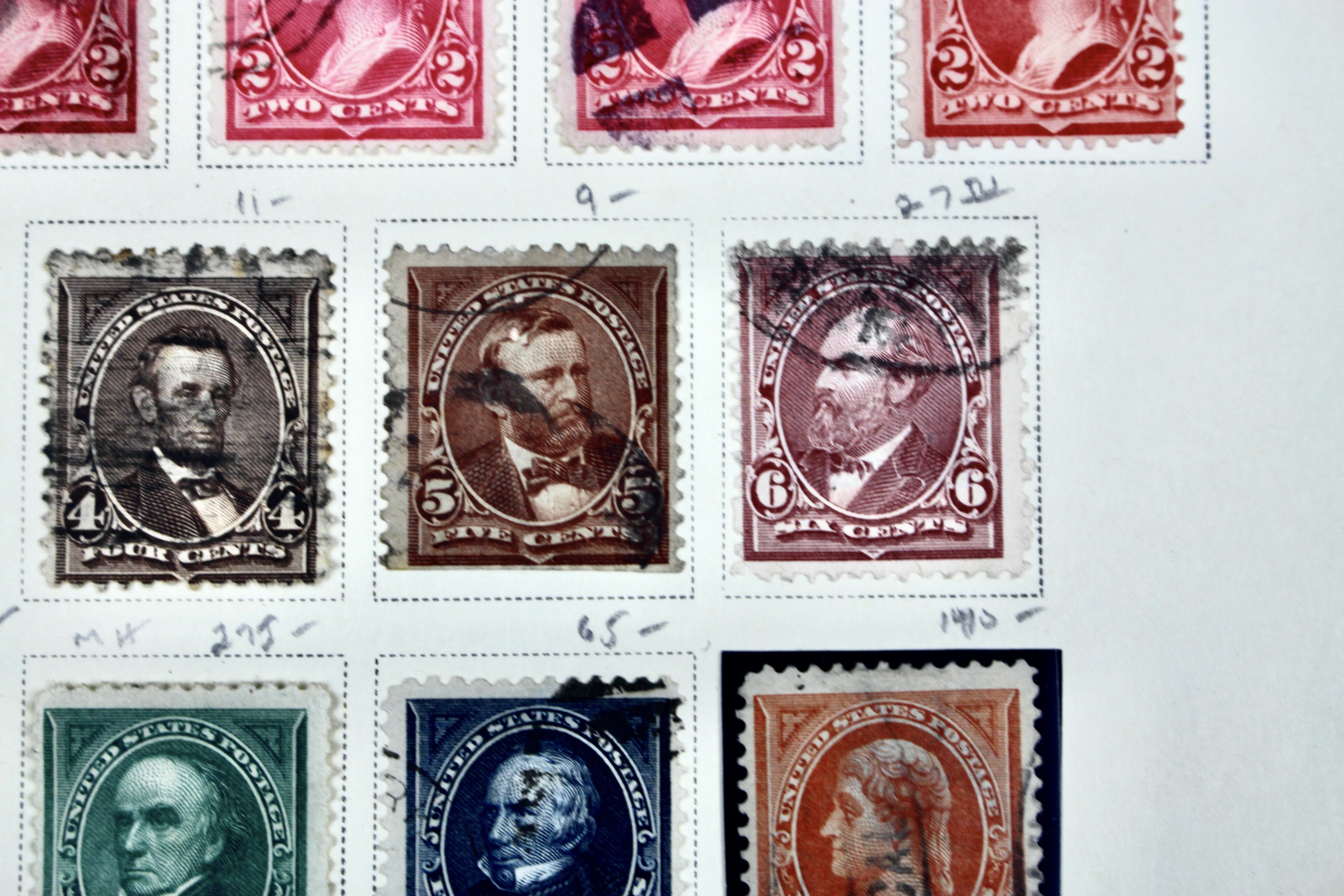 1894 U.S. Postage Stamp Collection