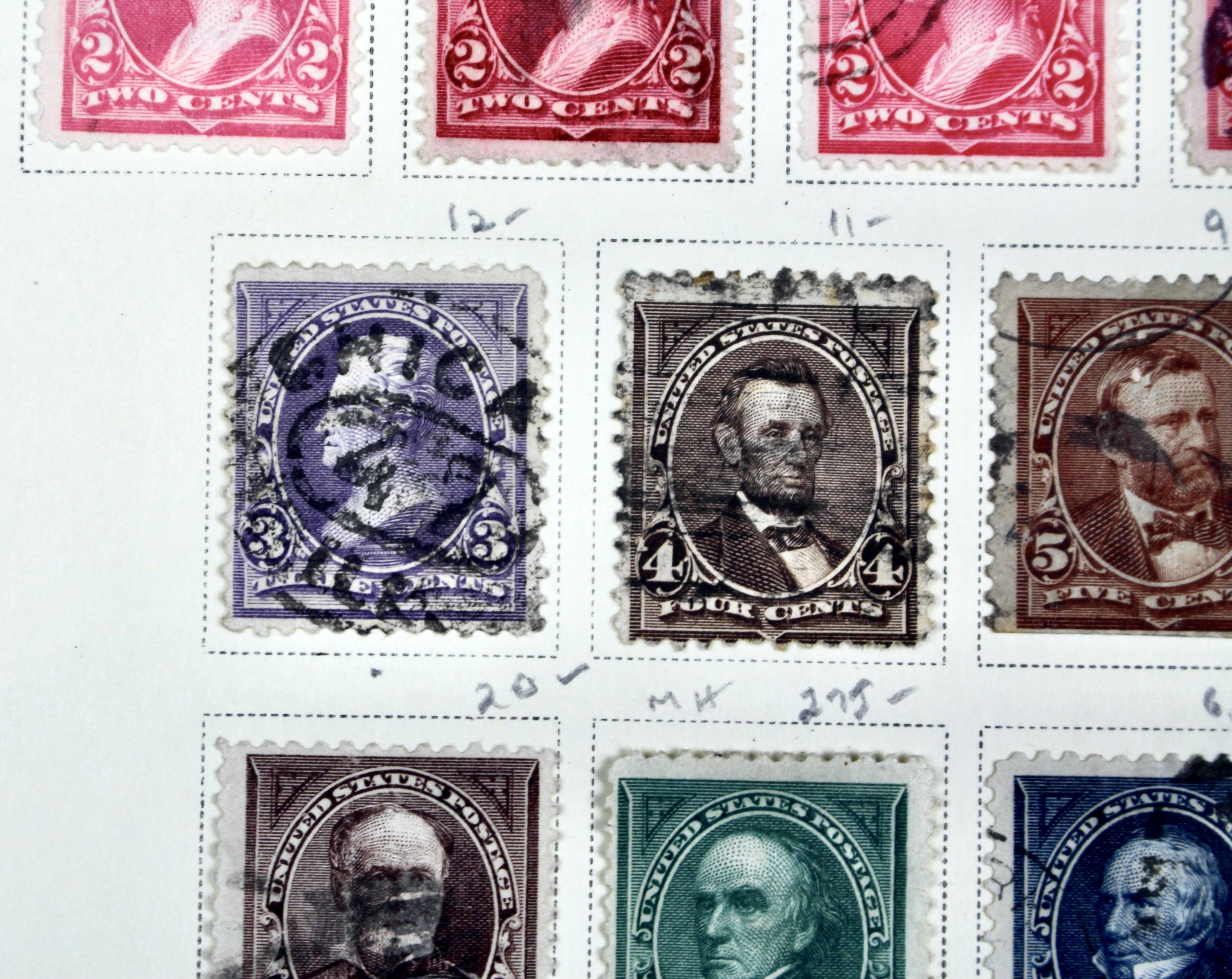 1894 U.S. Postage Stamp Collection