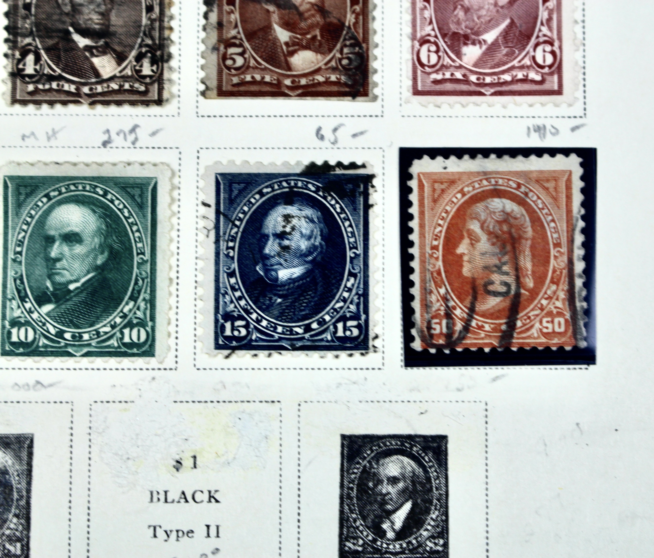 1894 U.S. Postage Stamp Collection