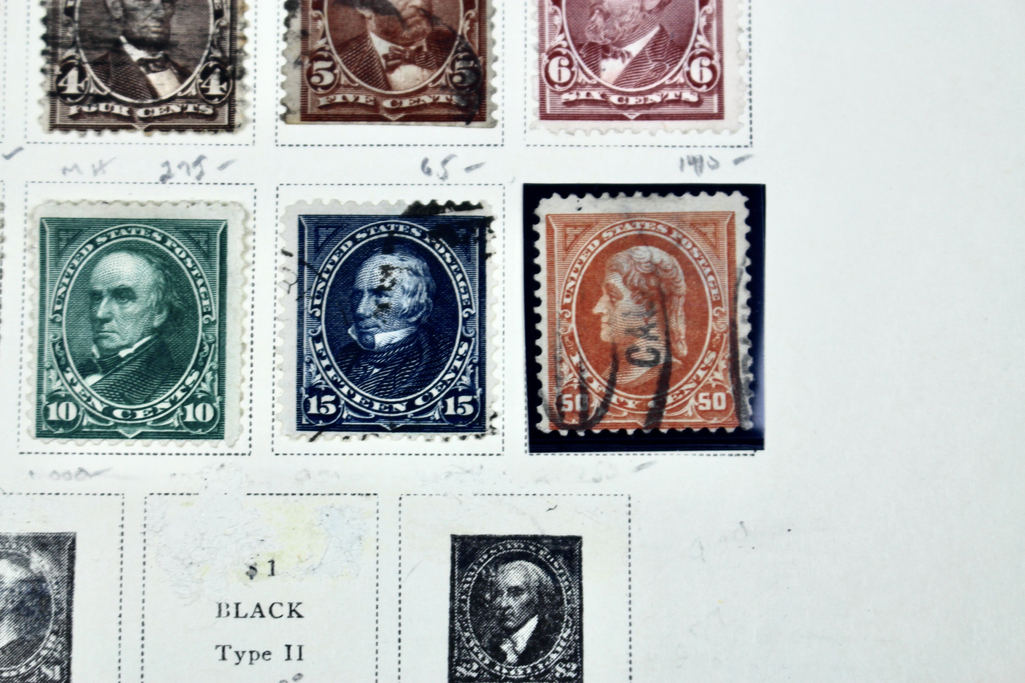 1894 U.S. Postage Stamp Collection