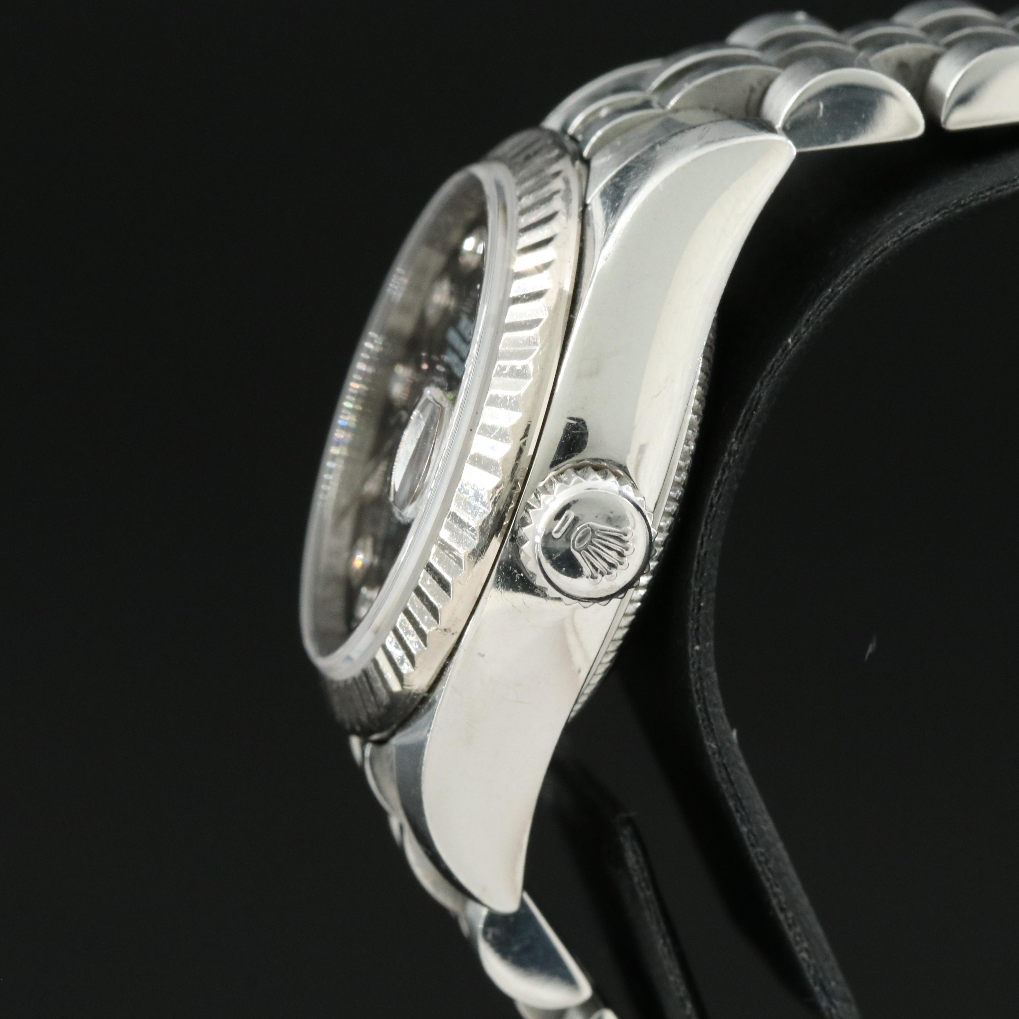 Rolex Factory Diamond Dial Datejust Automatic Watch