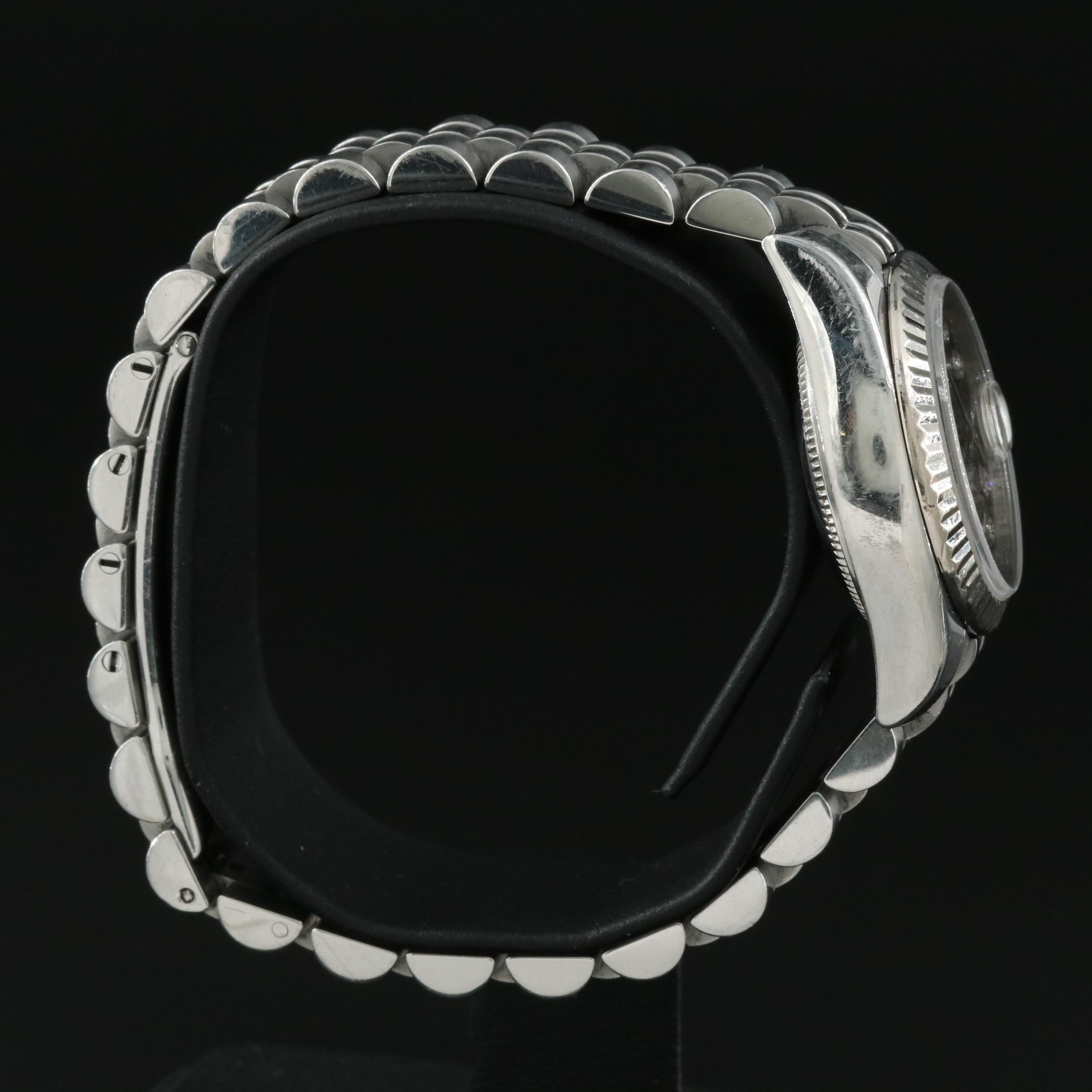 Rolex Factory Diamond Dial Datejust Automatic Watch