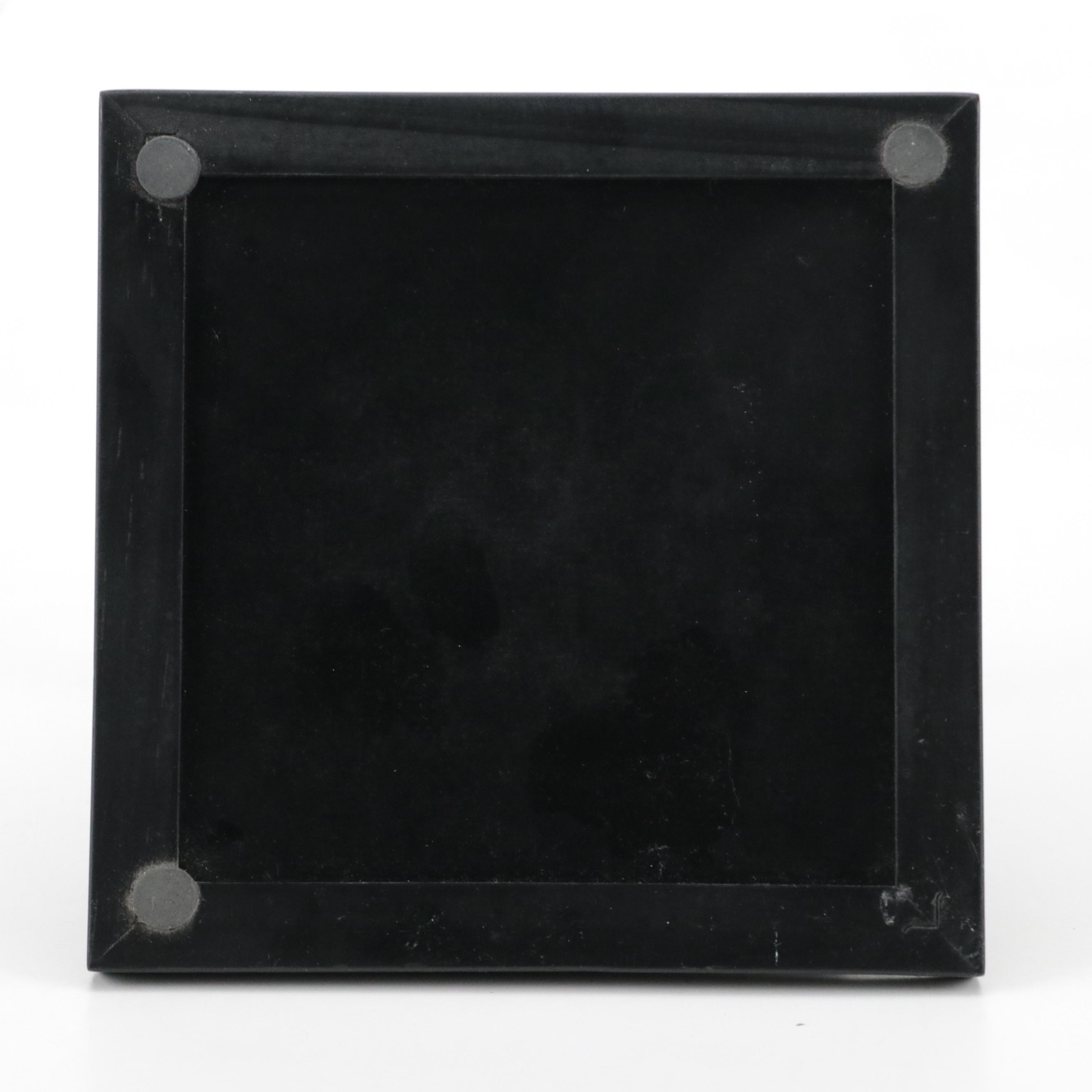 Graduated Floating Wall Cube Shelving with Other Decor Items