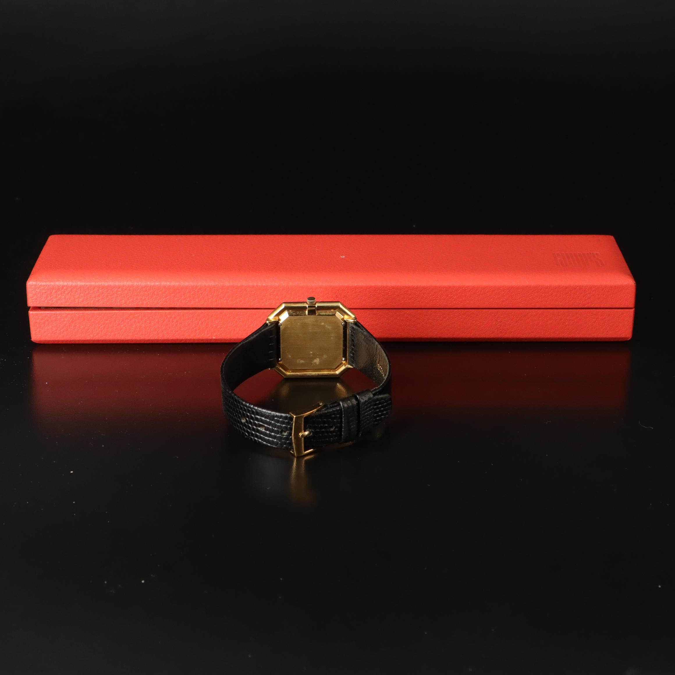 Vintage Bueche Girod 18K Yellow Gold Manual Wind Watch