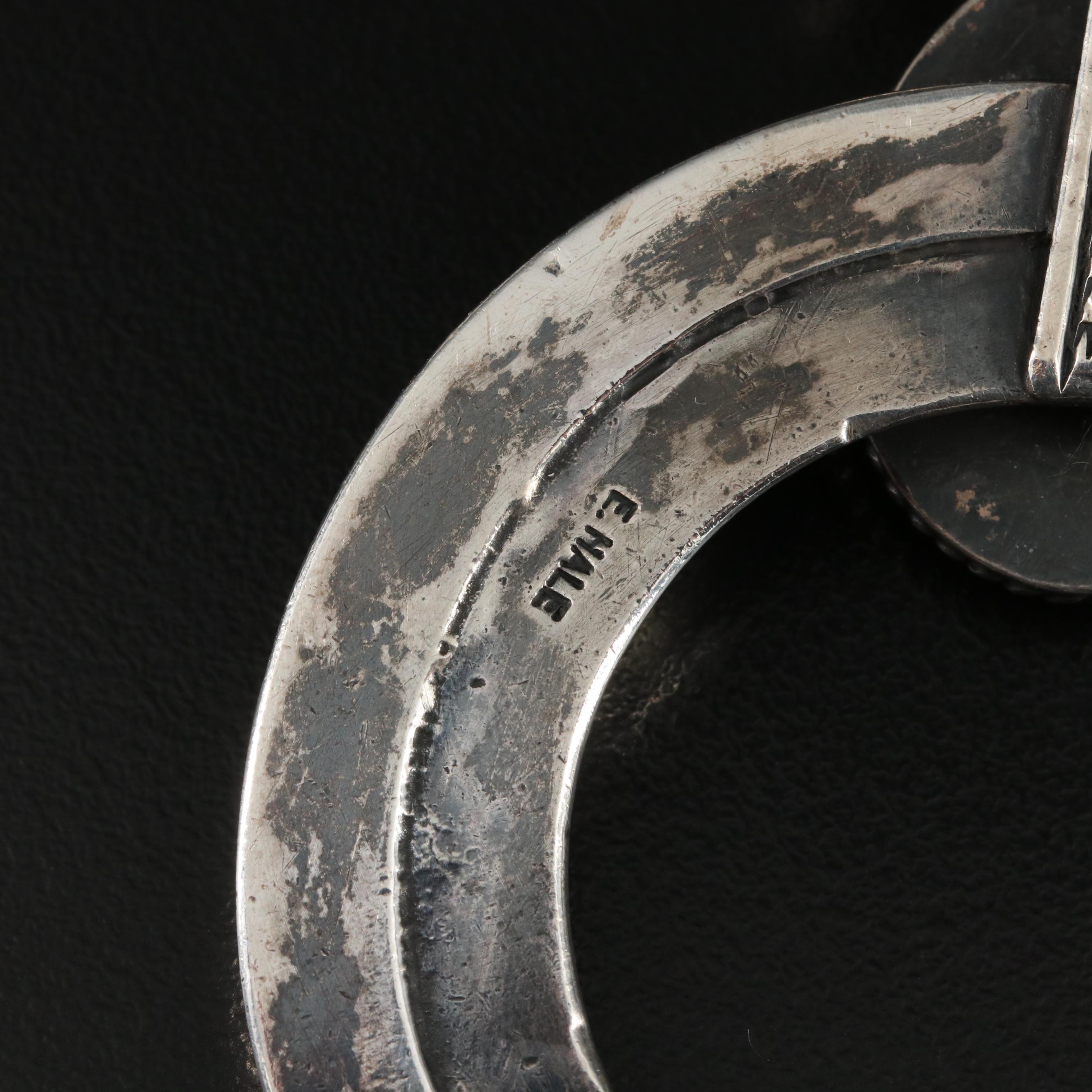 Eugene Hale Navajo Diné Sterling Turquoise Squash Blossom Necklace