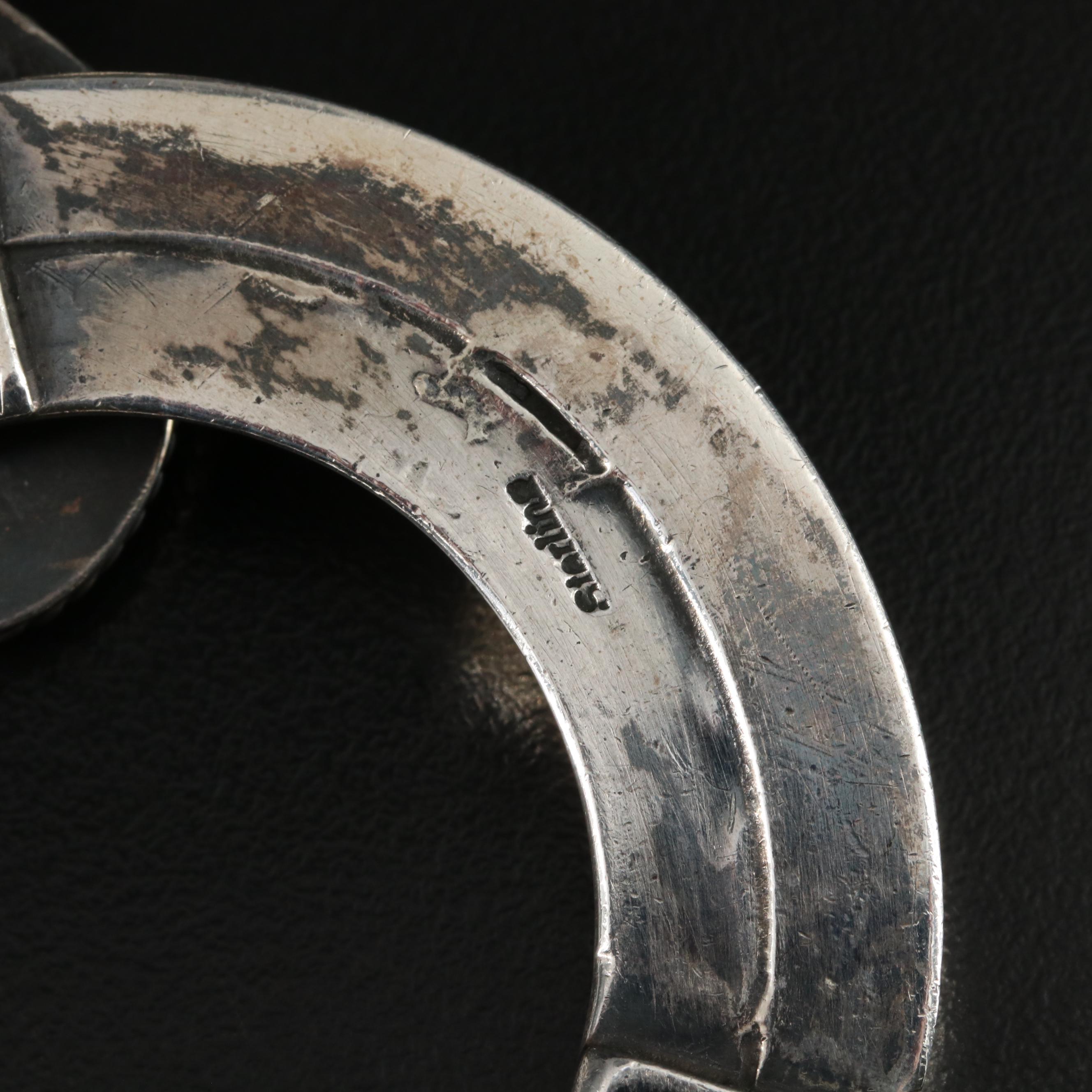 Eugene Hale Navajo Diné Sterling Turquoise Squash Blossom Necklace