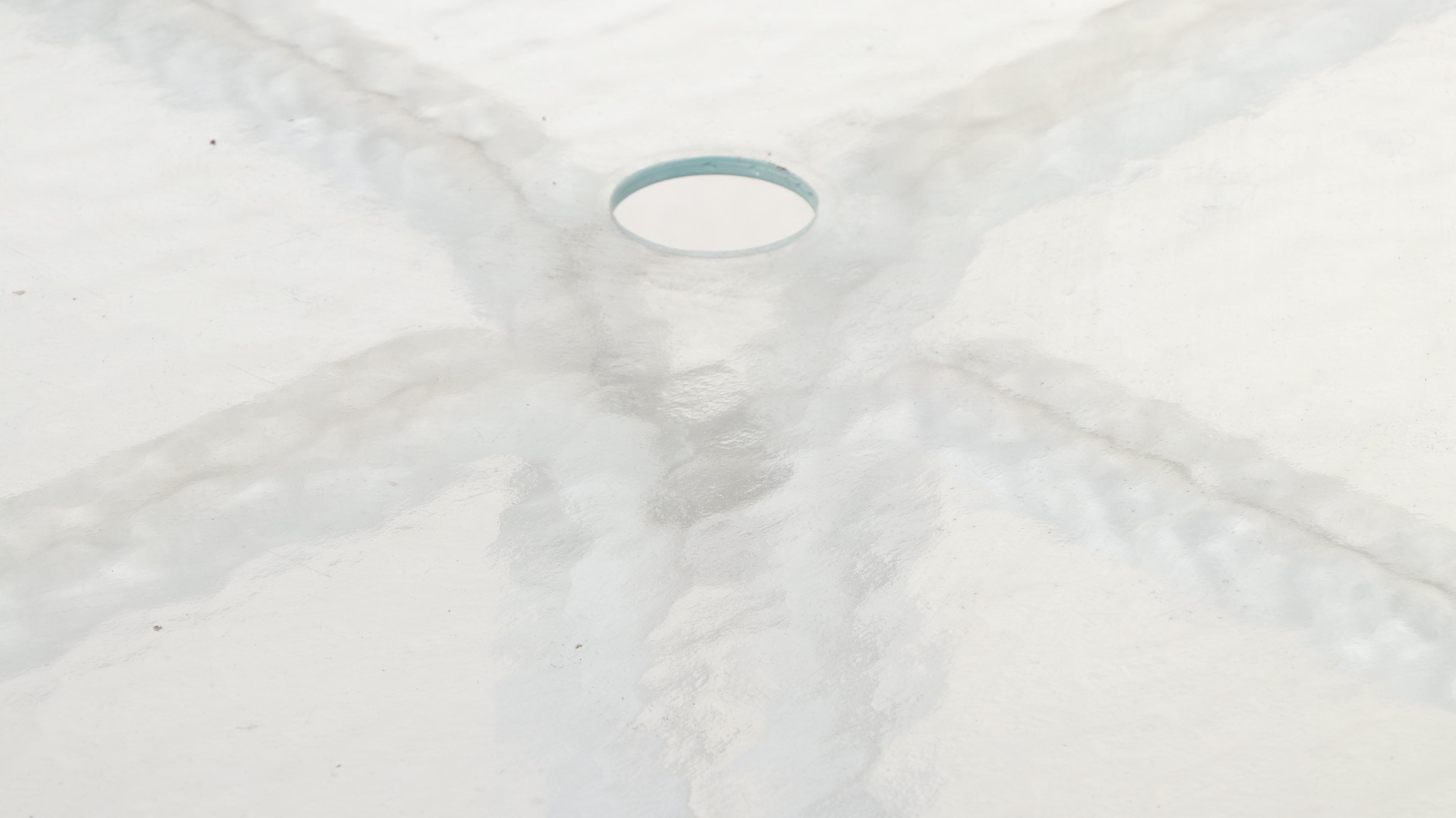 Seven-Piece Brown Jordan Powder-Coated Aluminum and Glass Top Dining Set