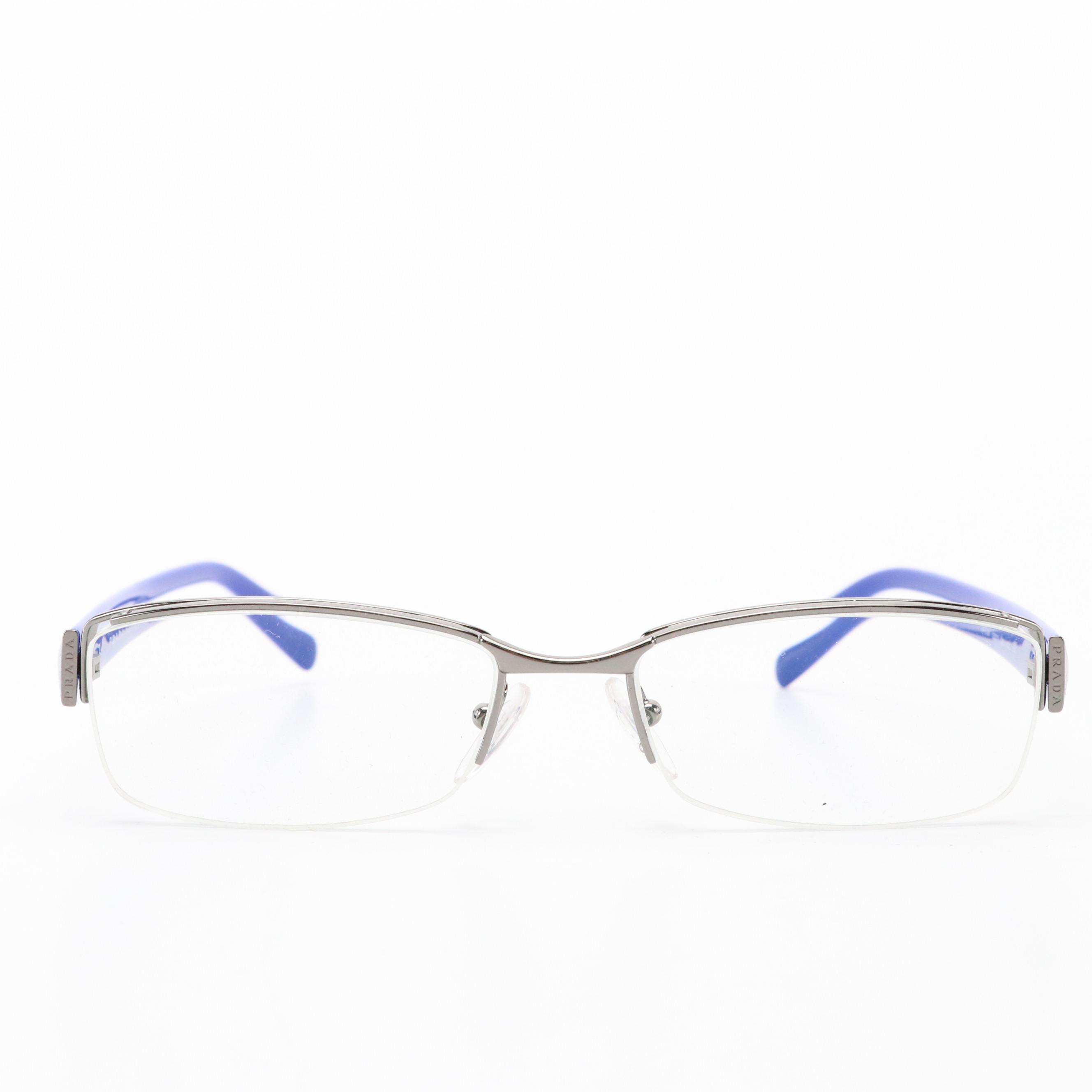 Prada VPR 19P, 19H, 53N, and 55G Prescription Eyeglasses with Cases