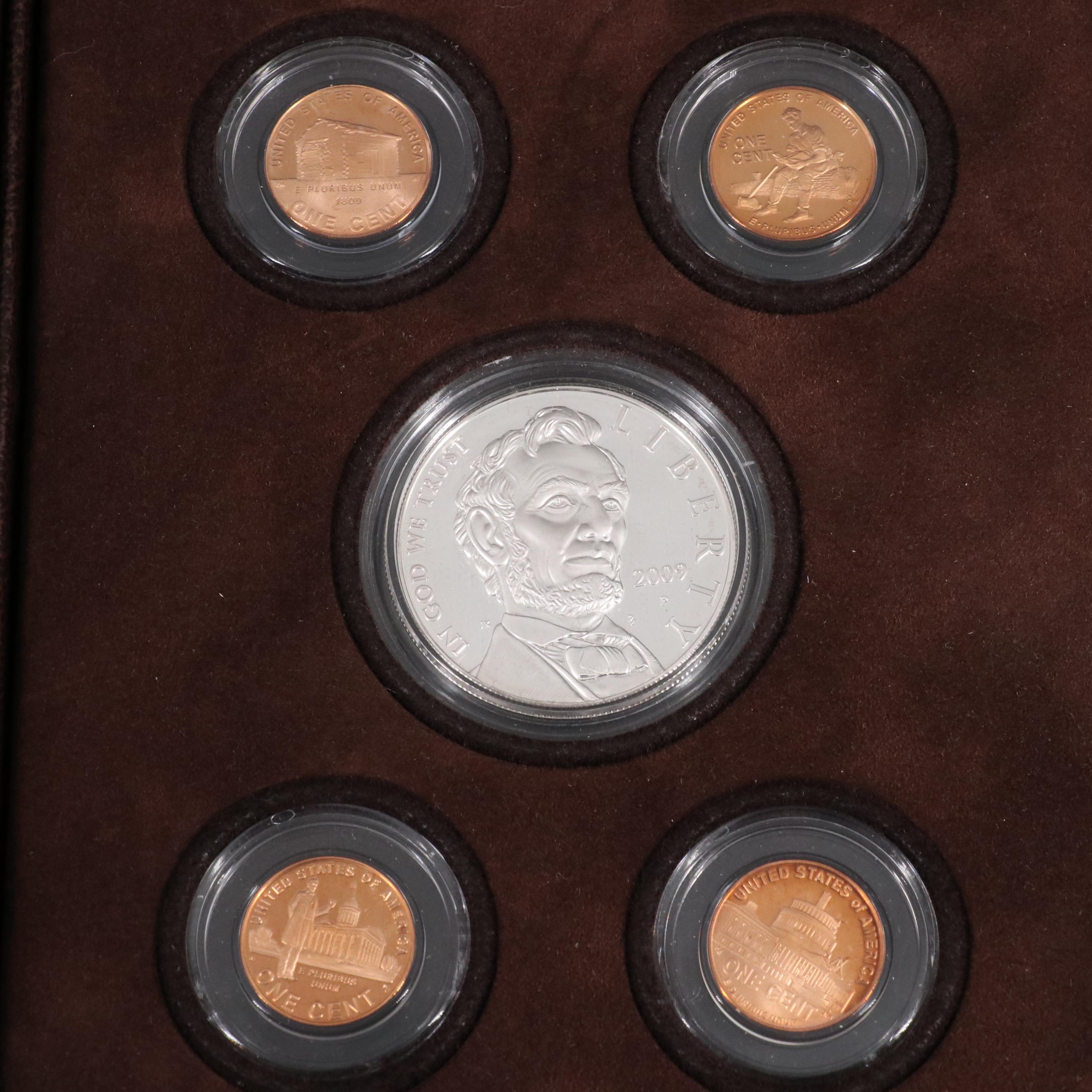 Two 2009 Lincoln Coin and Chronicles Sets