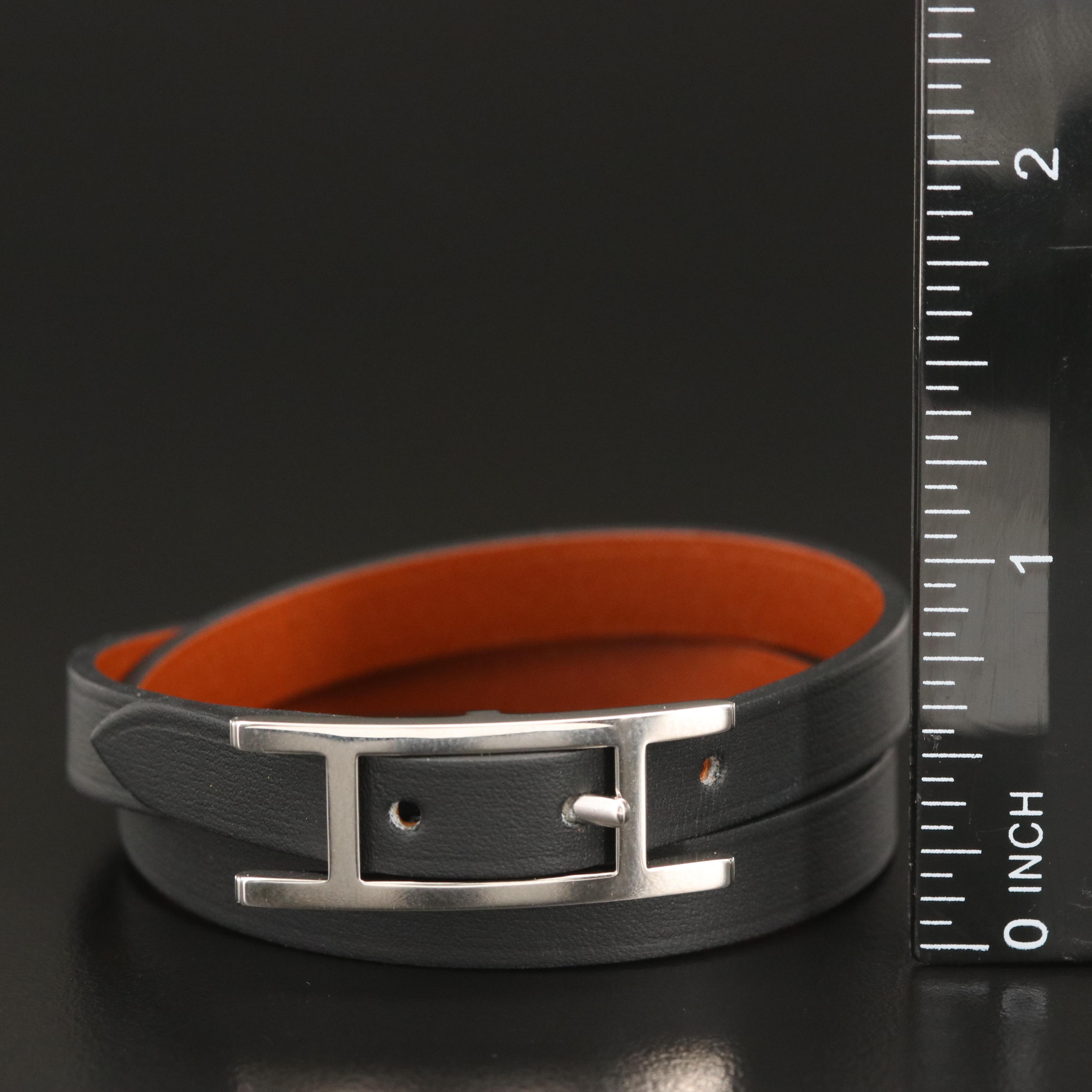 Hermès Reversible Behapi Double Tour Bracelet