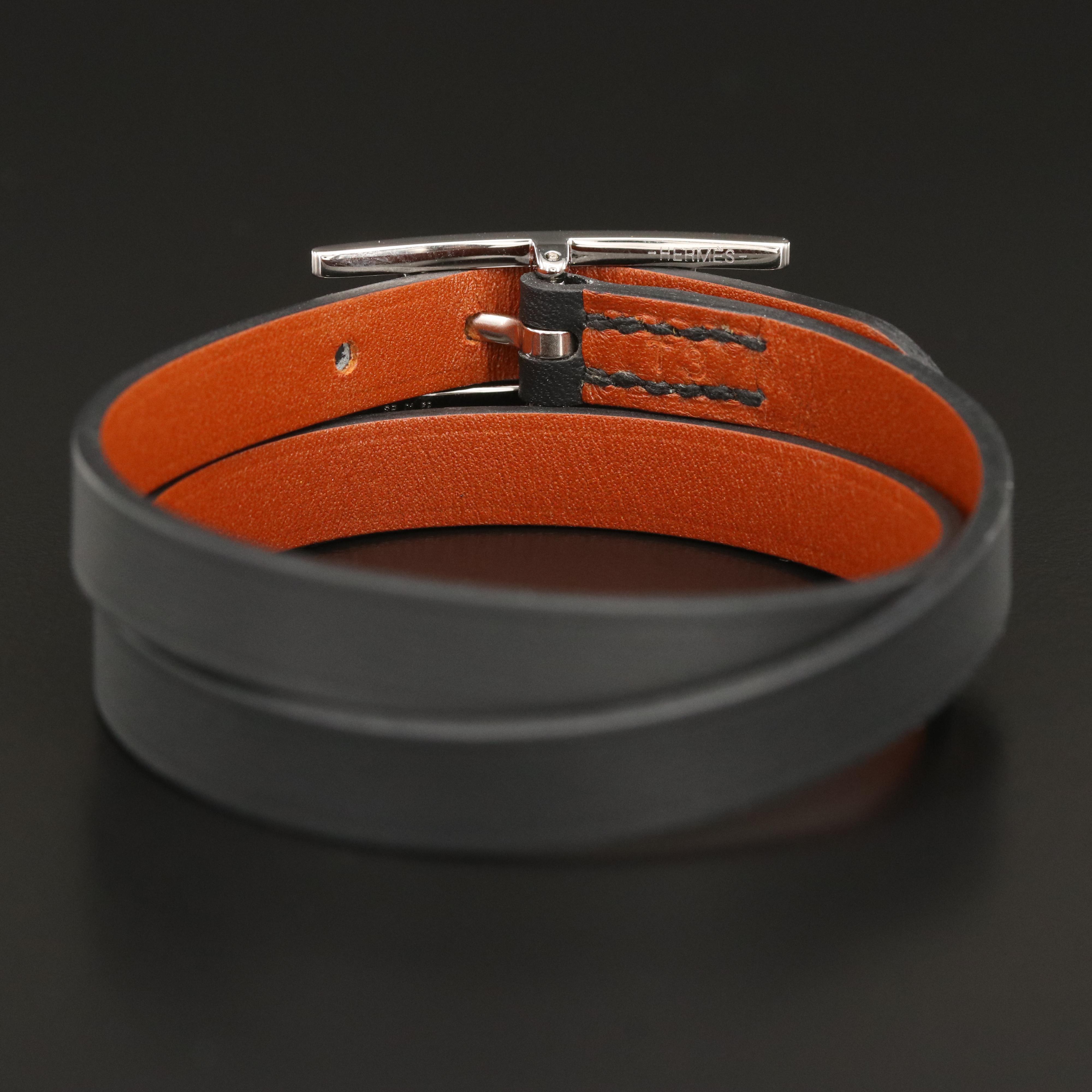 Hermès Reversible Behapi Double Tour Bracelet