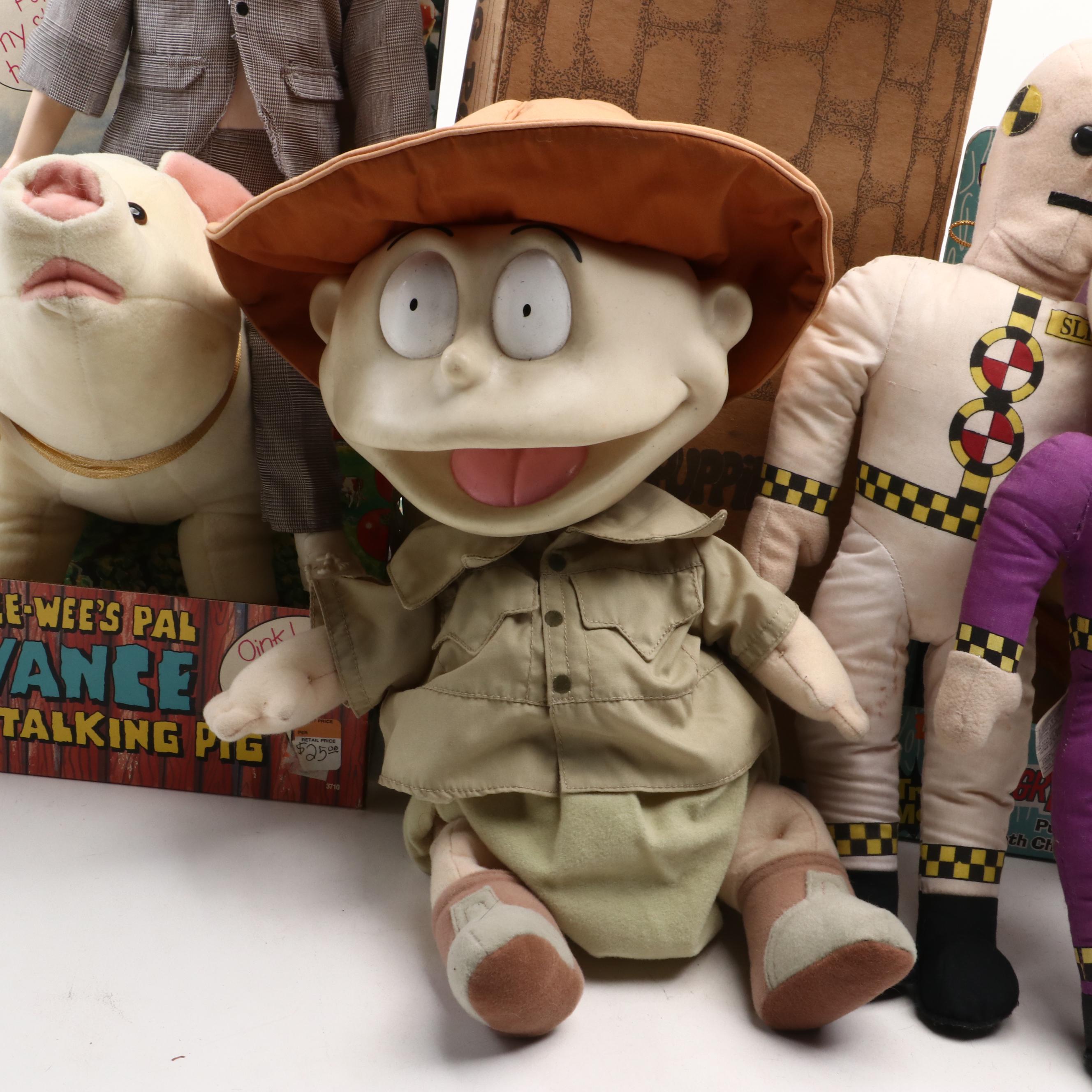 "Pee-Wee's Pal Vance The Talking Pig" with "Crash Dummies" and More Toys