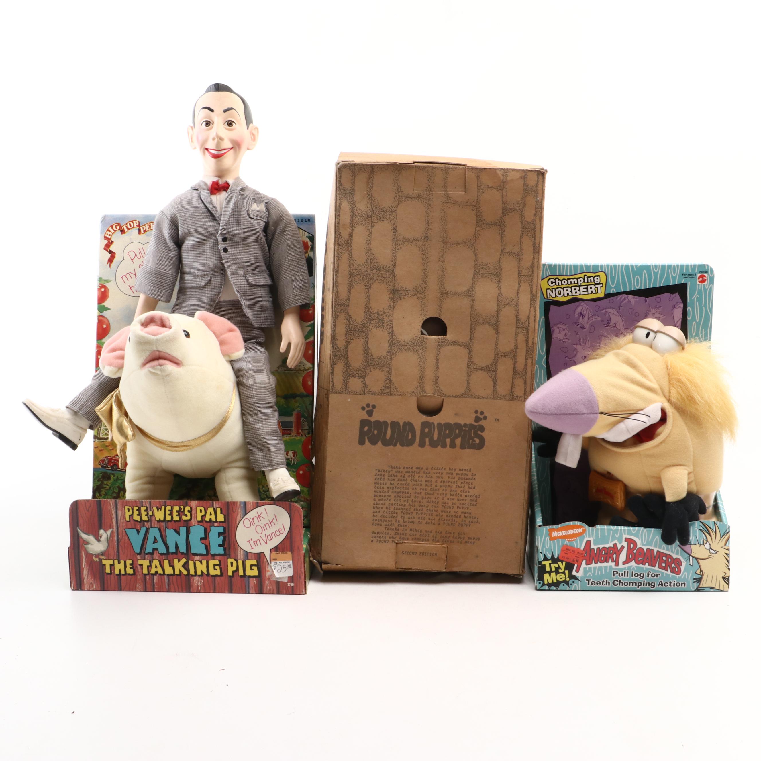 "Pee-Wee's Pal Vance The Talking Pig" with "Crash Dummies" and More Toys