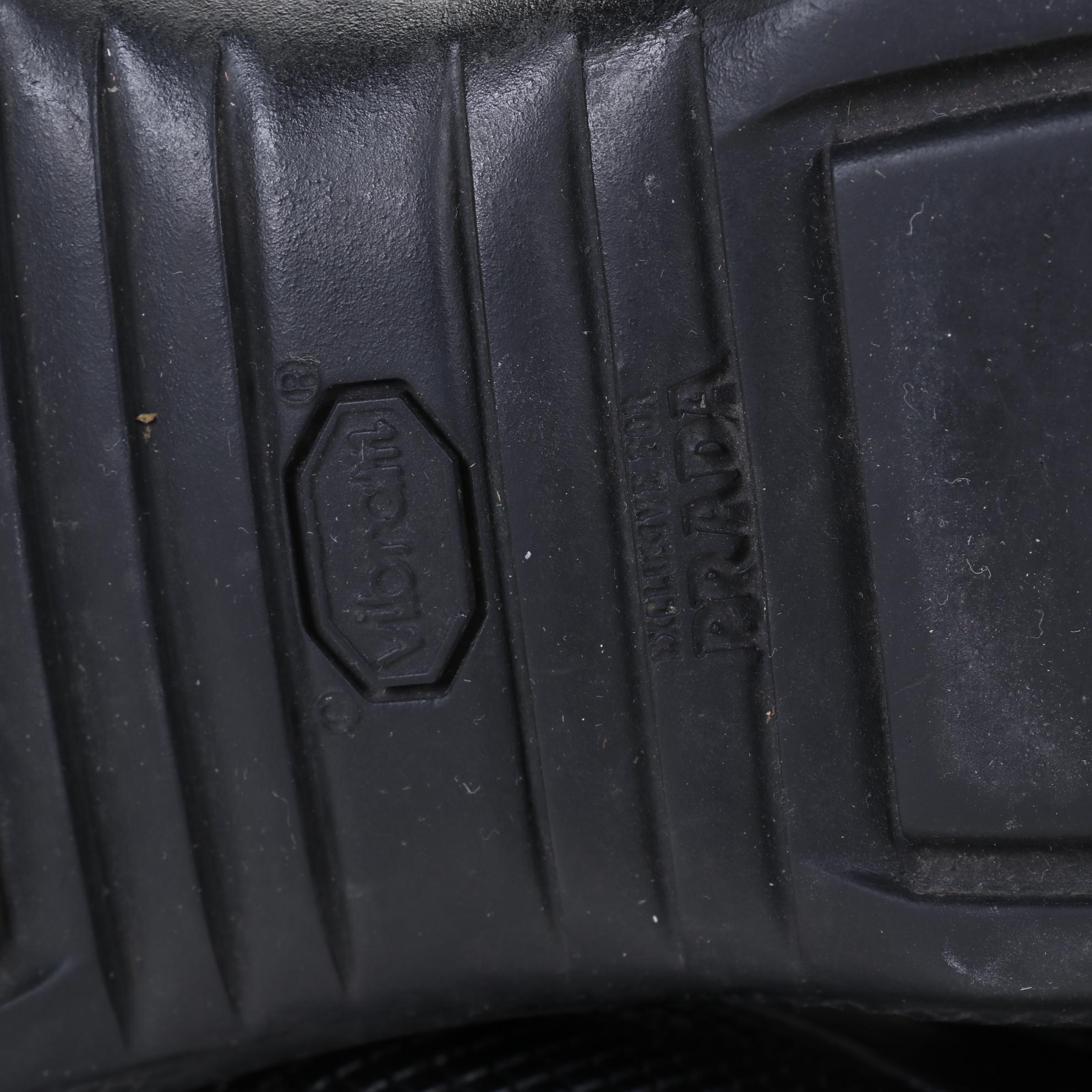 Prada "America's Cup" Men's Black Leather Sneakers, Early 21st Century