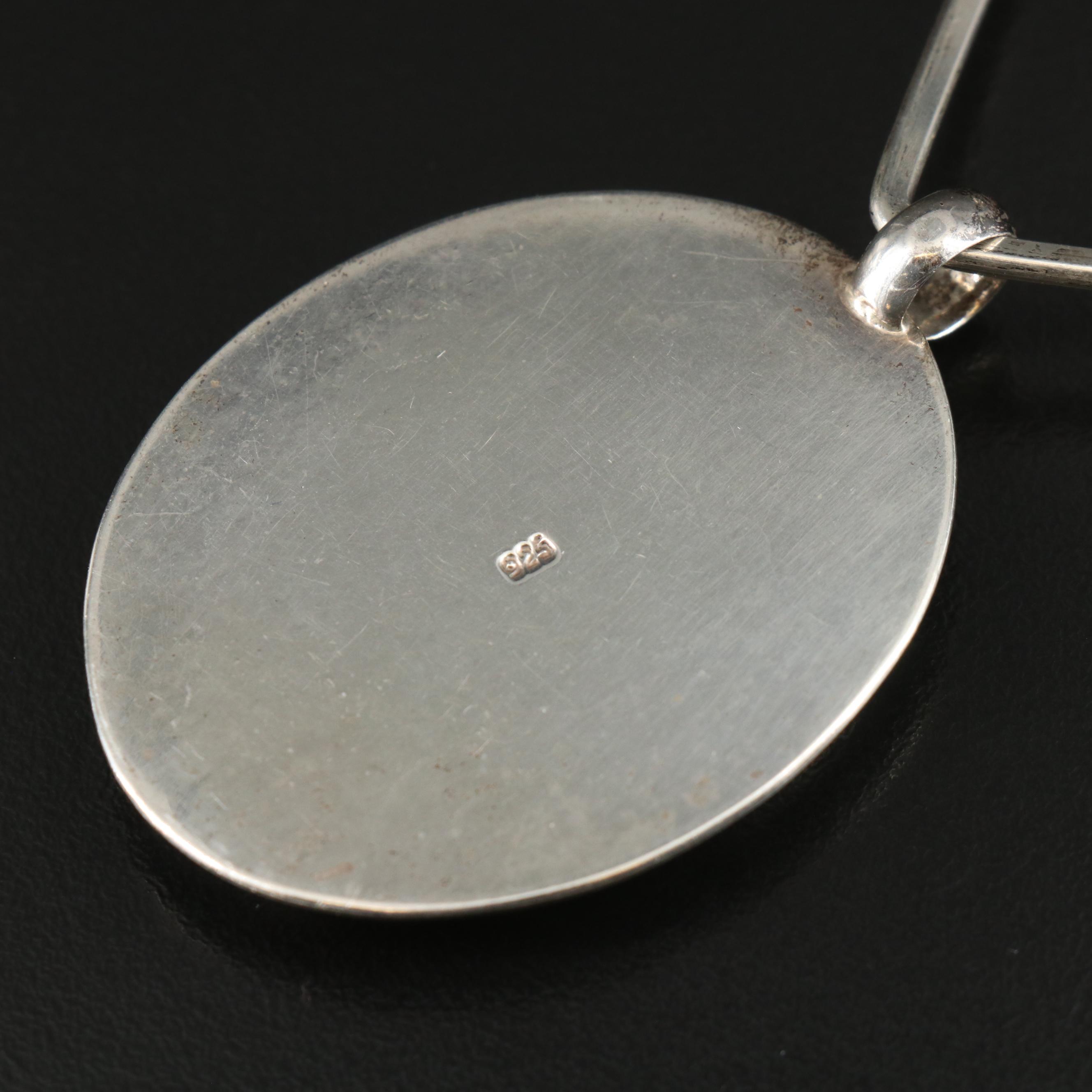 Sterling Bracelets and Necklace Including Faux Tortoise Shell