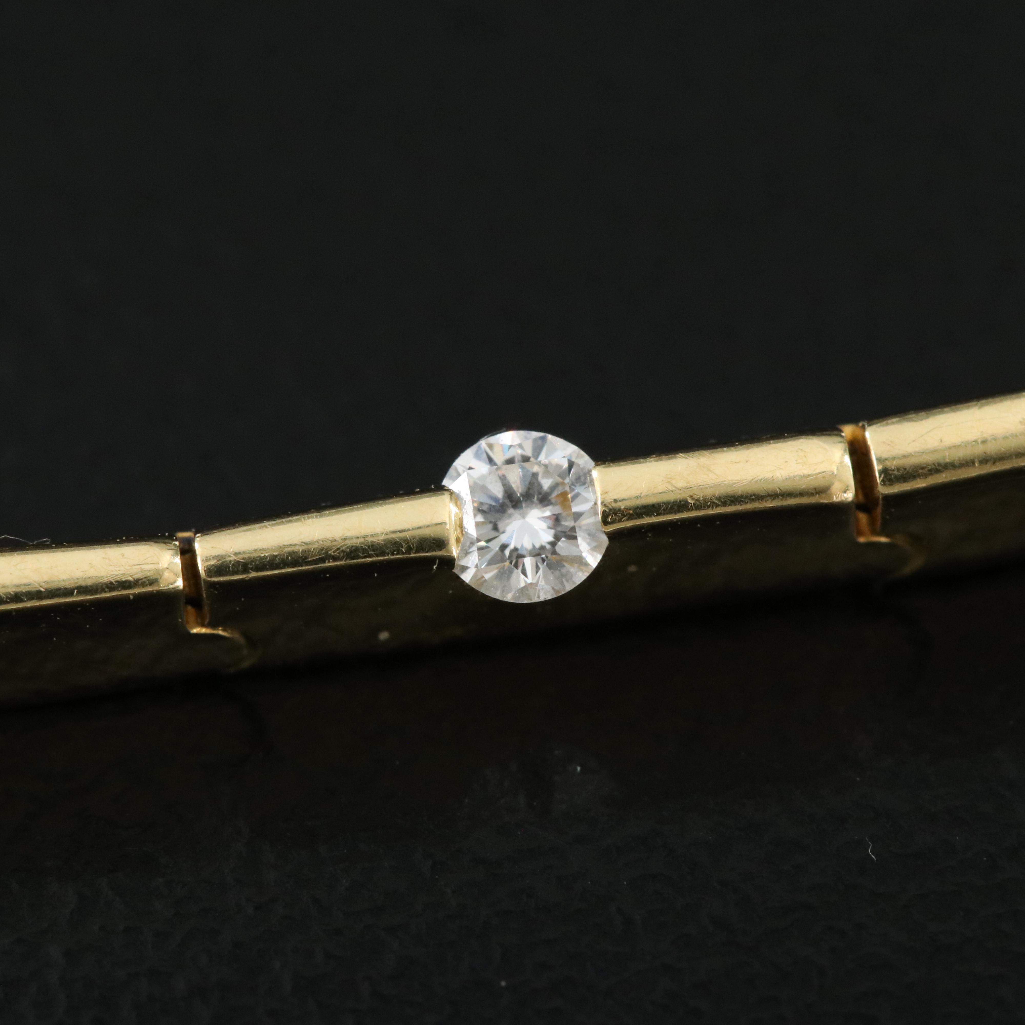 Roberto Coin 18K 1.08 CTW Diamond Link Bracelet