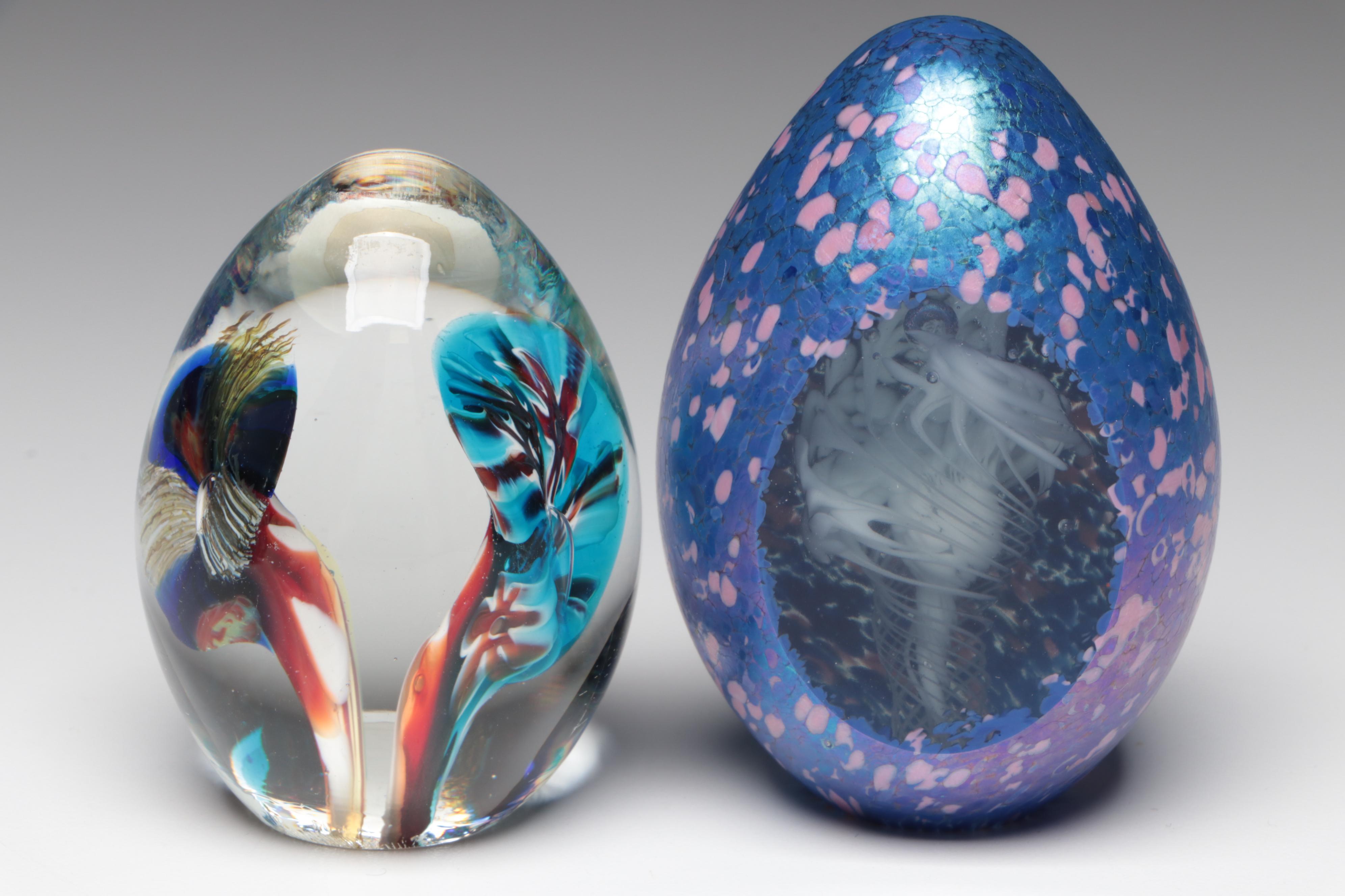 Murano and Other Handmade Art Glass Paperweights