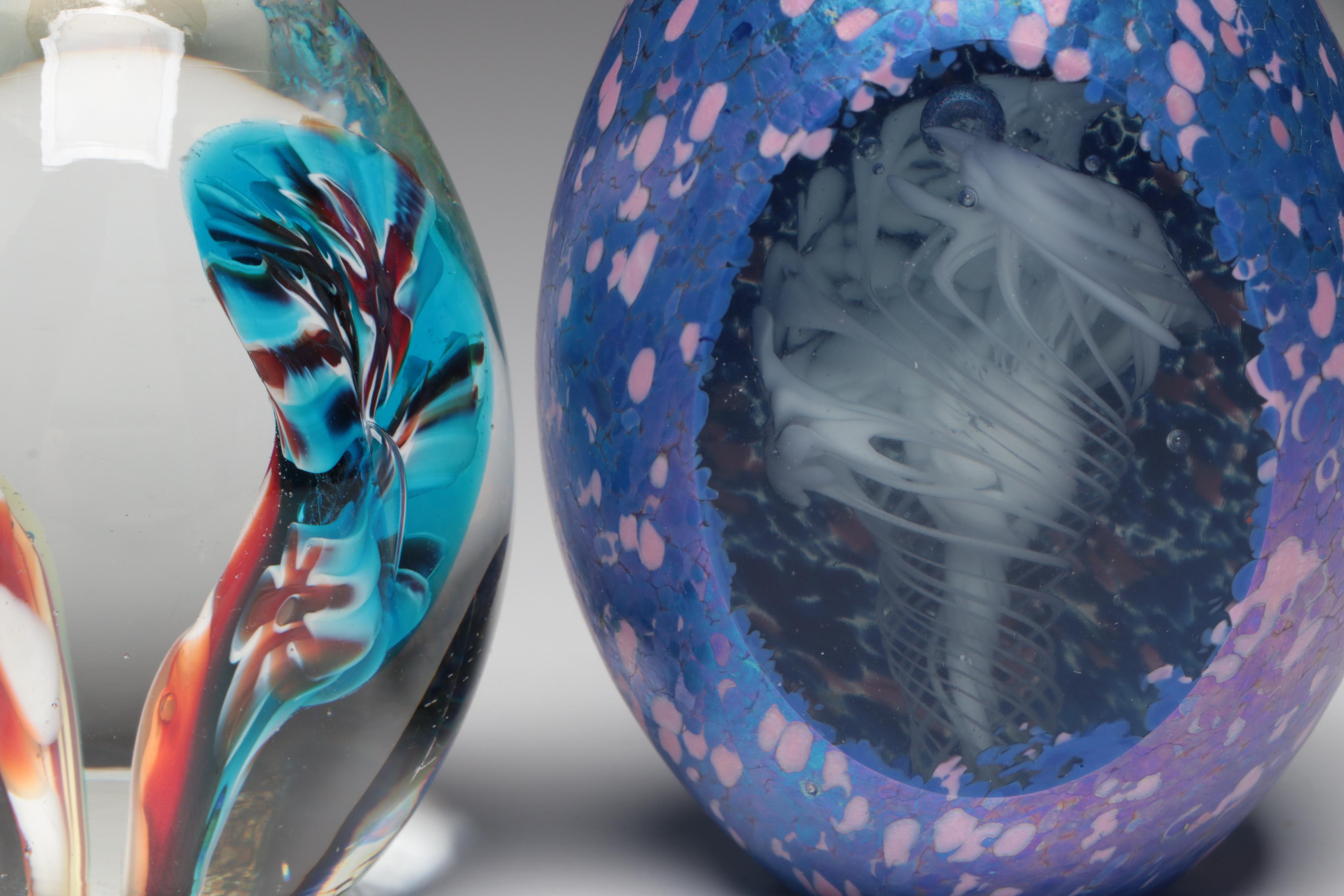 Murano and Other Handmade Art Glass Paperweights