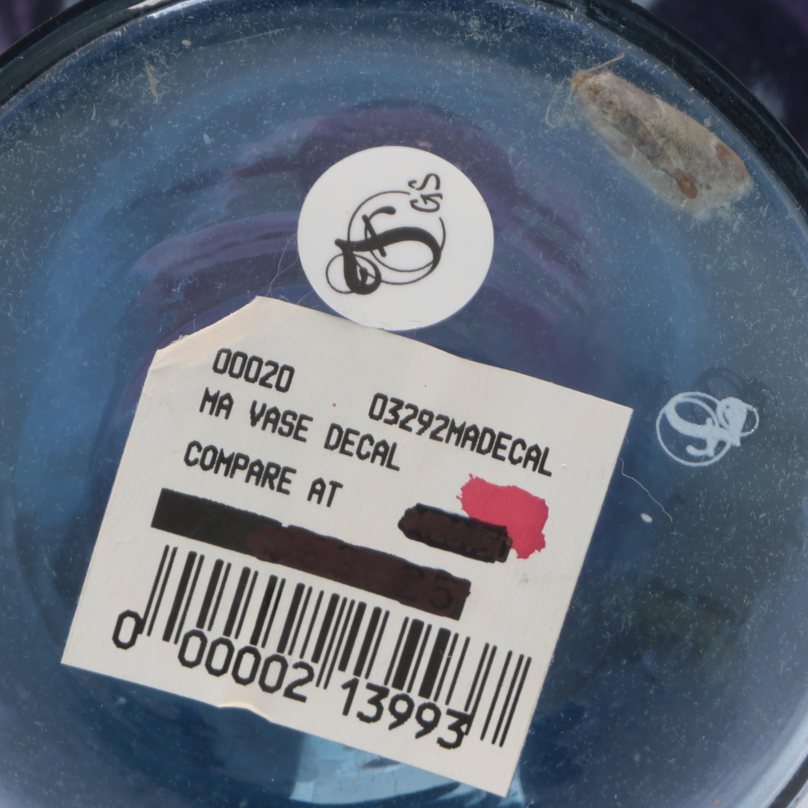 Art Glass Vases Including Hand-Painted Fenton Glass