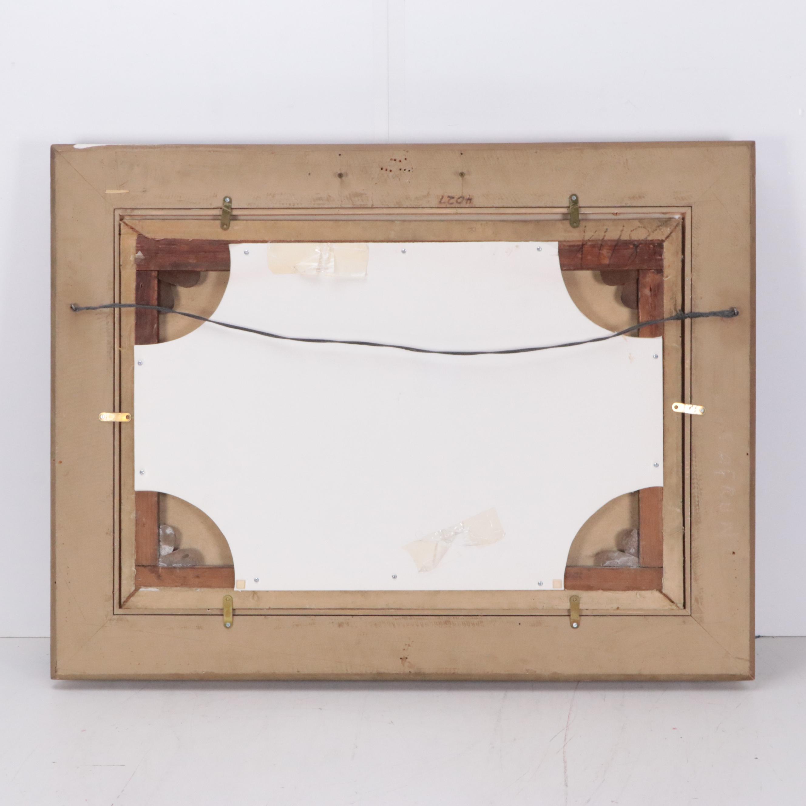 Paul Michel Dupuy Oil Painting "On a Sunday Afternoon," 1911