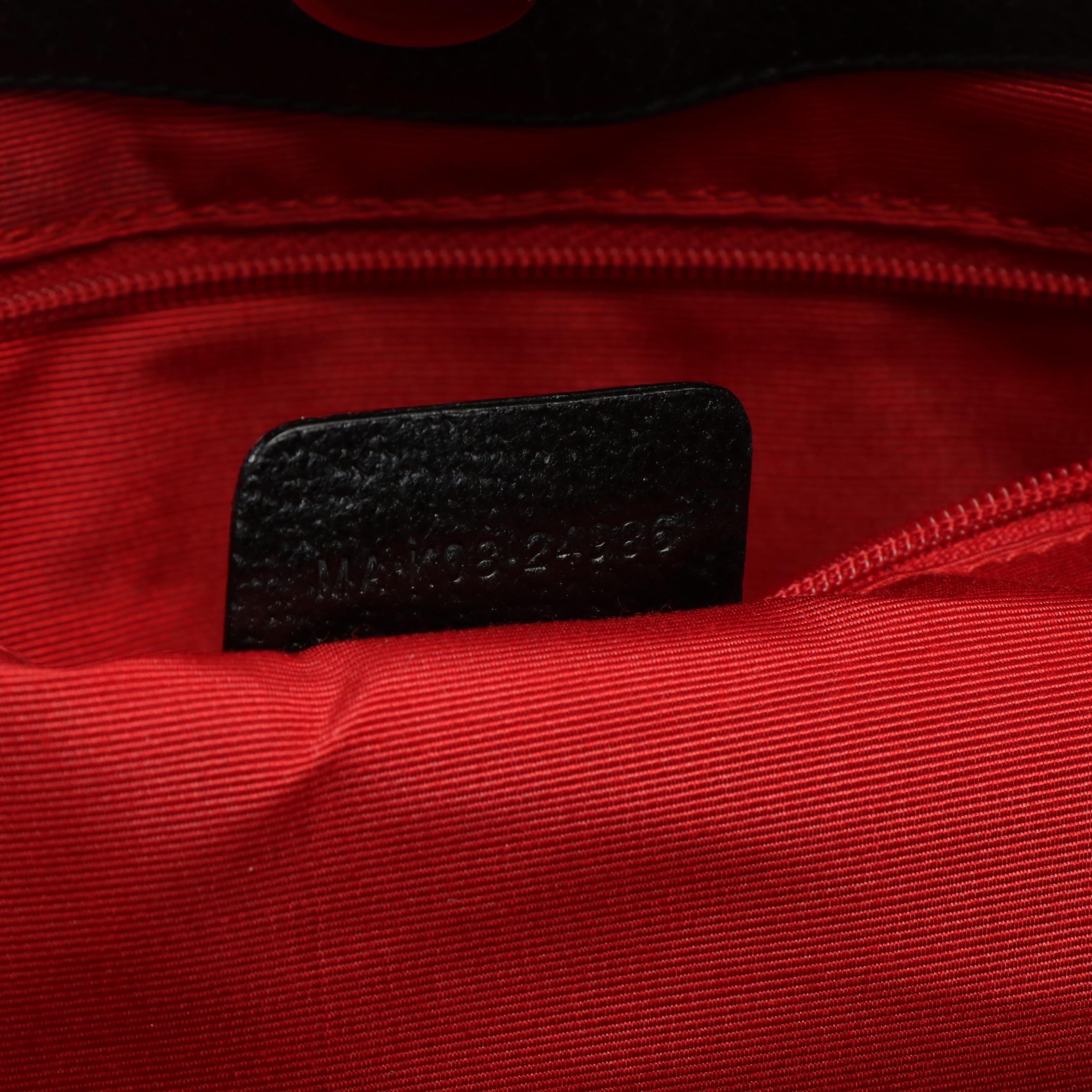 BVLGARI Logomania Tote Bag in Black Jacquard Canvas