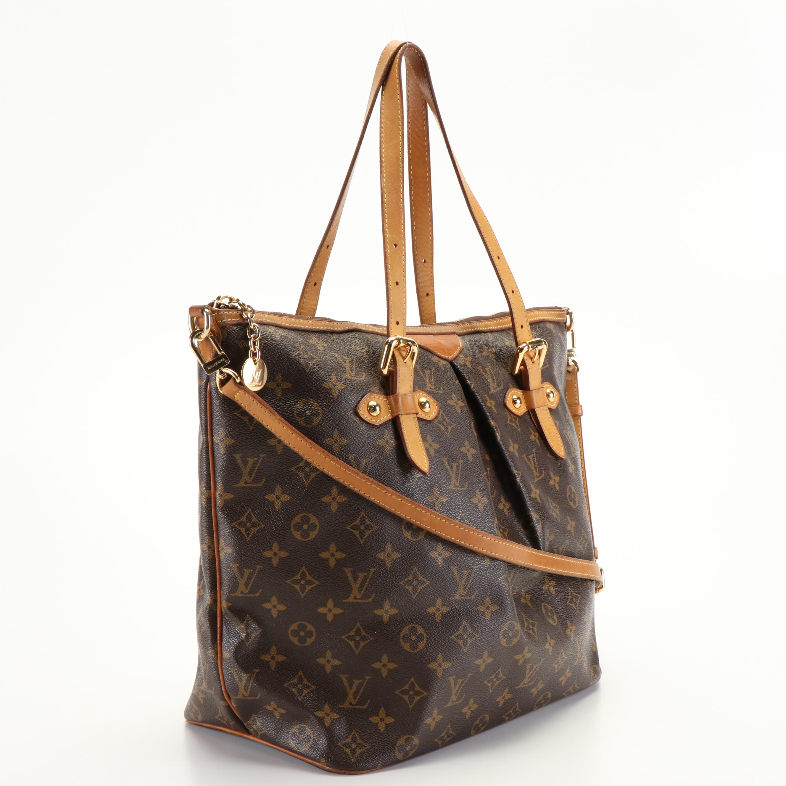 Louis Vuitton Palermo GM Shoulder Bag in Monogram Canvas and Vachetta Leather