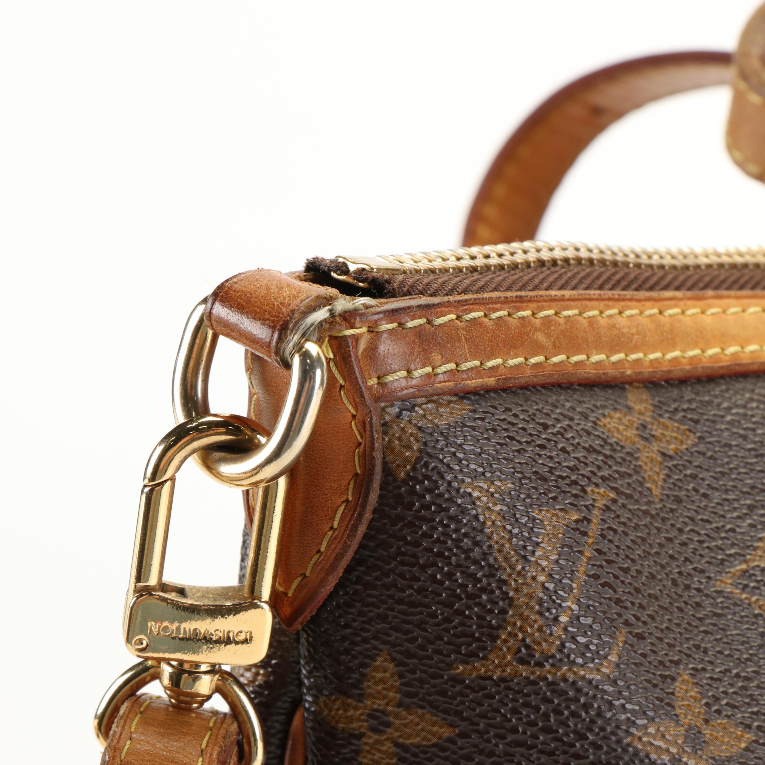 Louis Vuitton Palermo GM Shoulder Bag in Monogram Canvas and Vachetta Leather