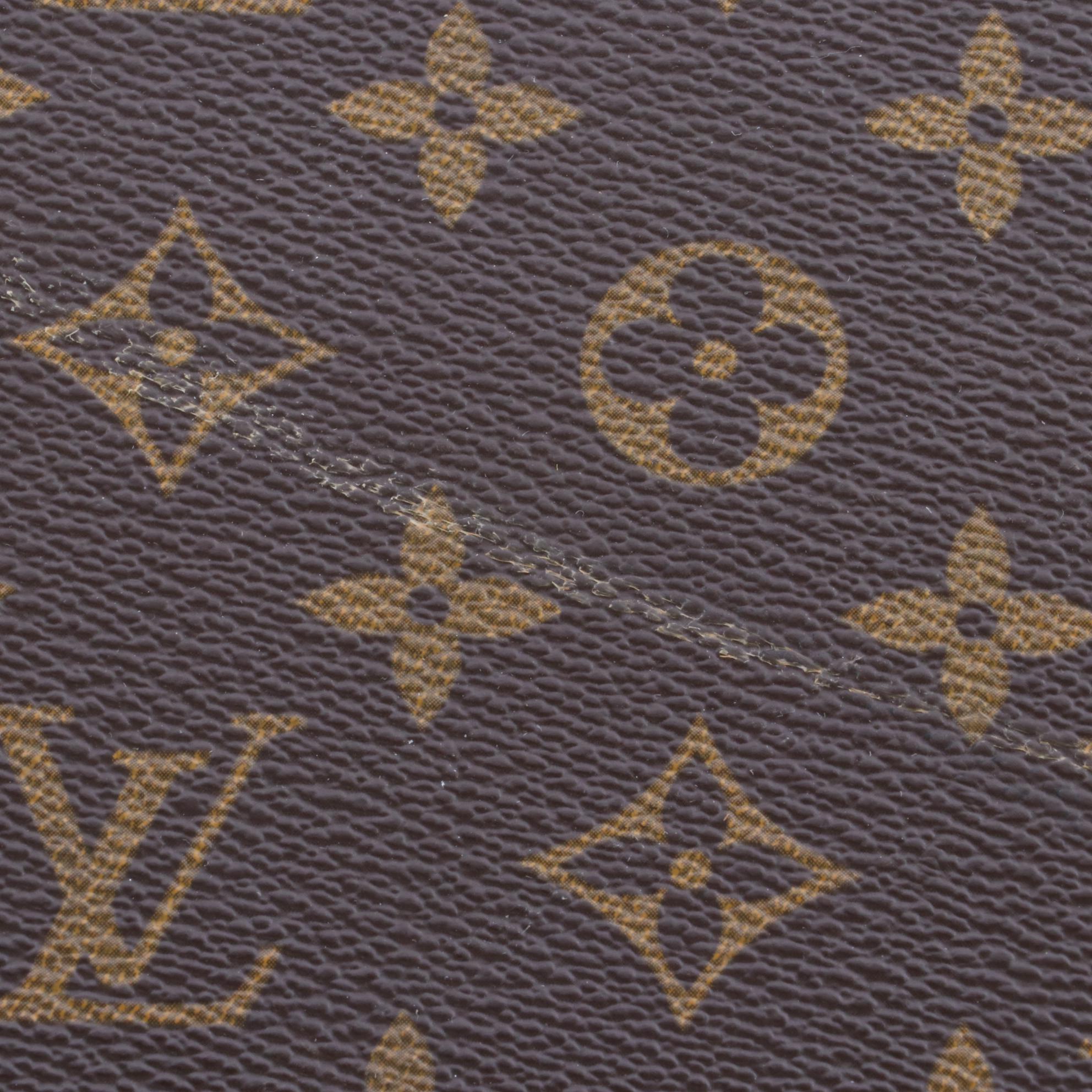 Louis Vuitton Alzer 80 Hardside Suitcase in Monogram Canvas and Leather