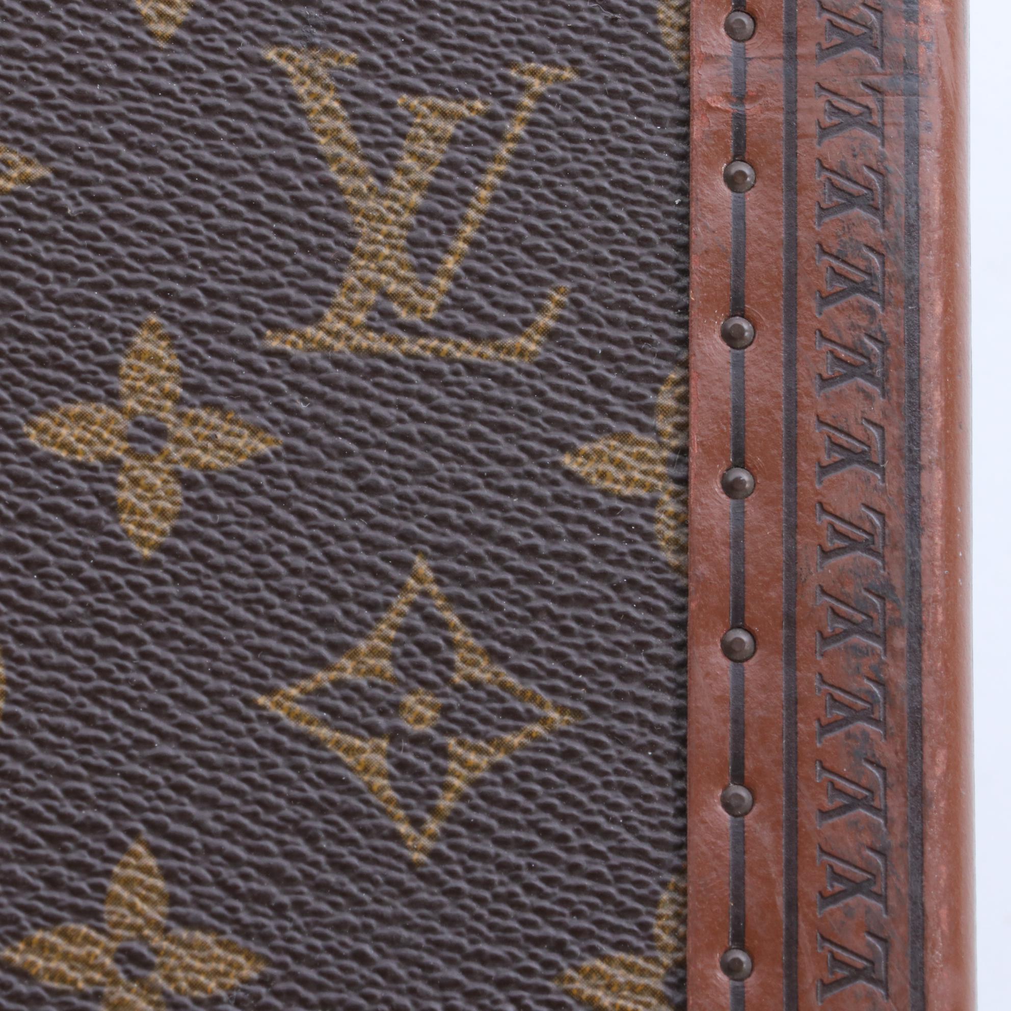 Louis Vuitton Alzer 80 Hardside Suitcase in Monogram Canvas and Leather