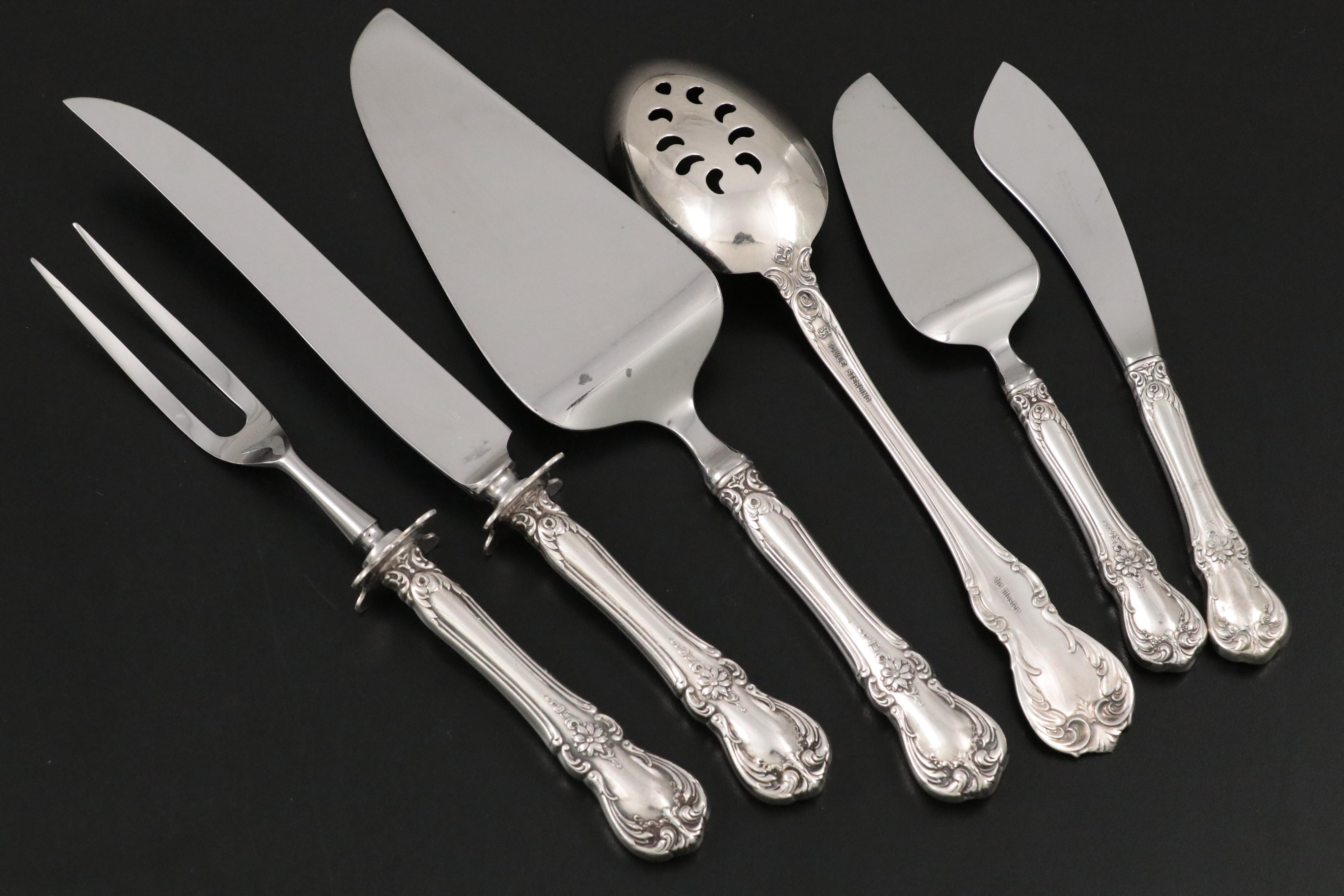 Towle "Old Master" Sterling Silver Flatware and Other Utensils