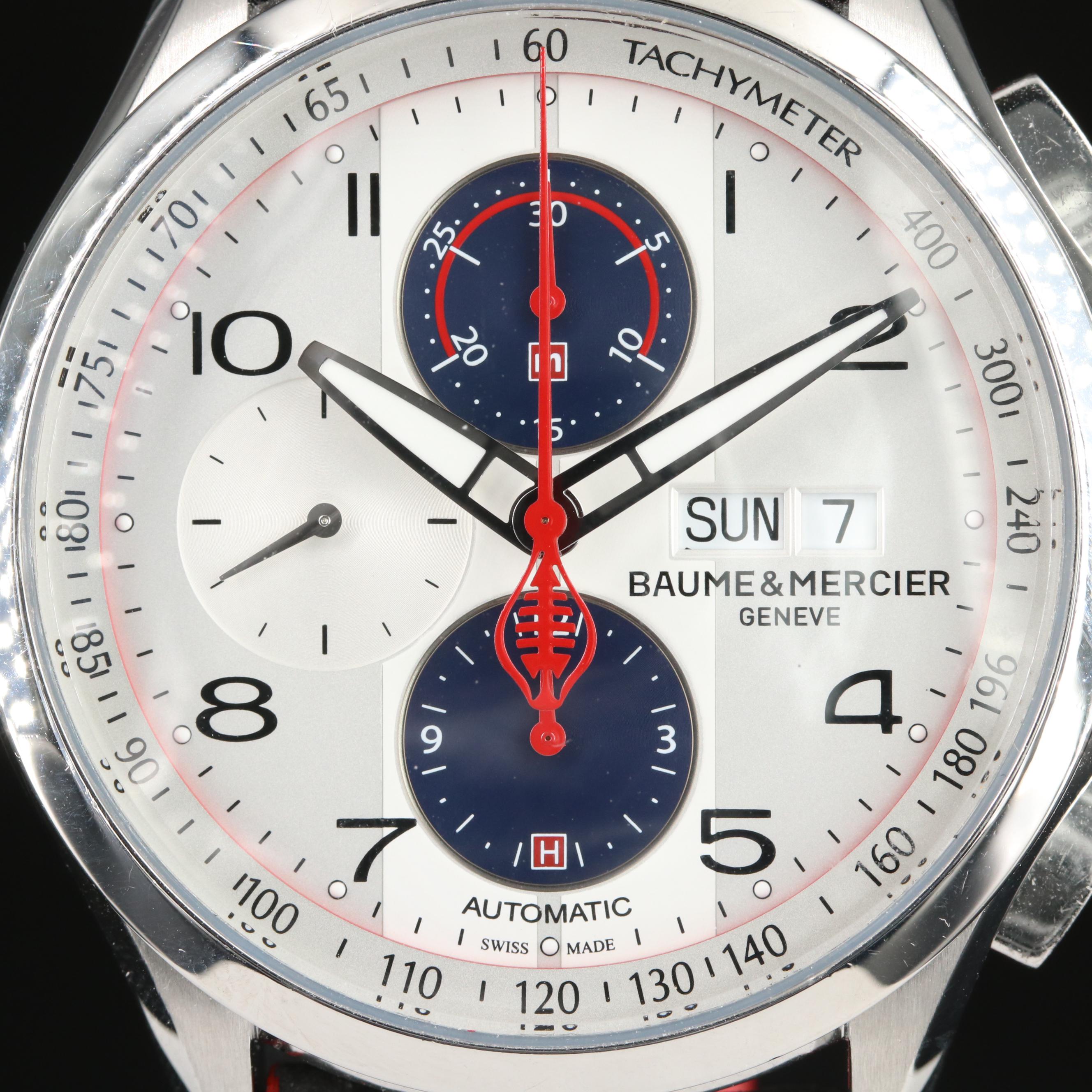 Baume & Mercier Clifton Shelby Cobra Chrono 46MM Steel Automatic Watch