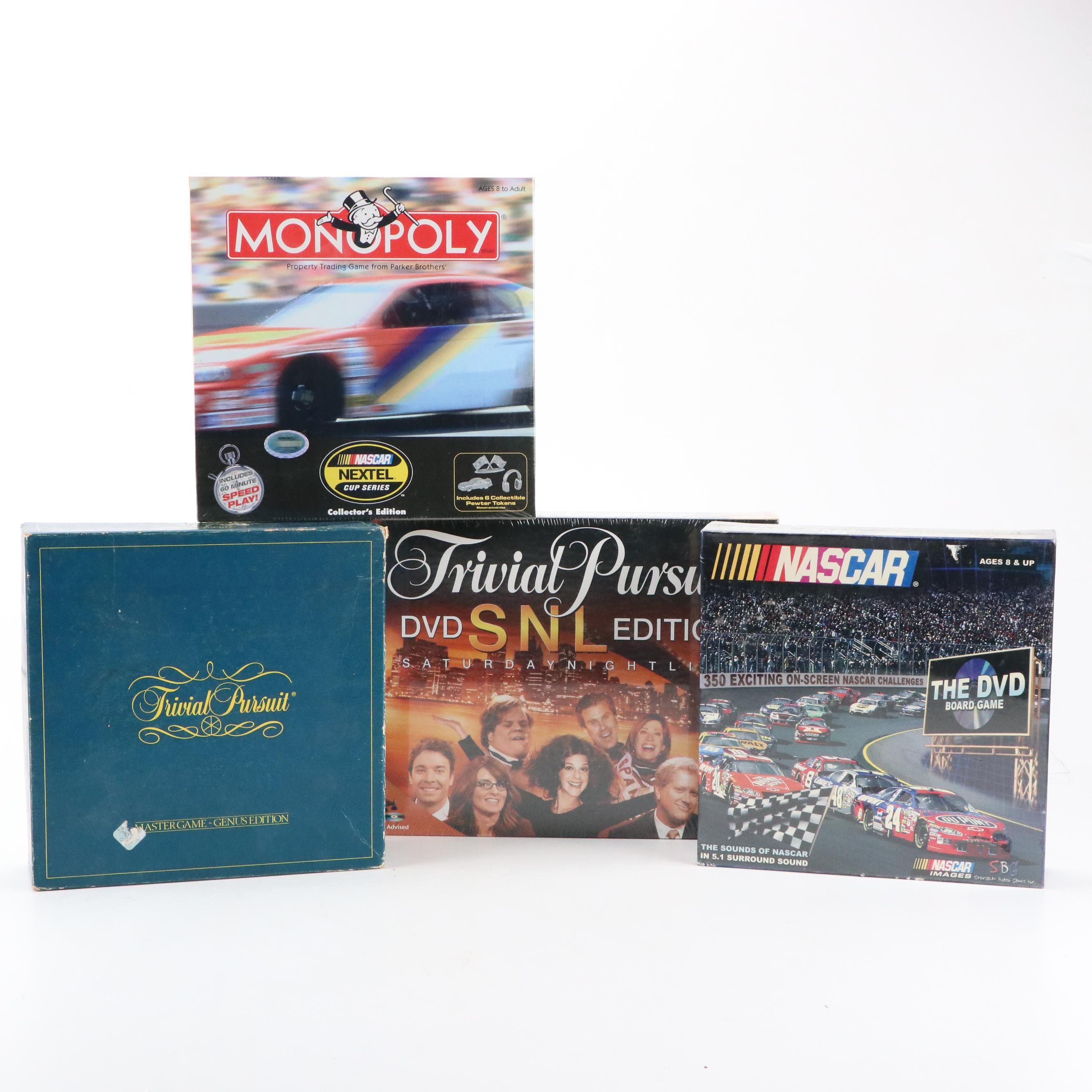 Parker Brothers NASCAR Monopoly, Horn Abbot Trivial Pursuit and More Games