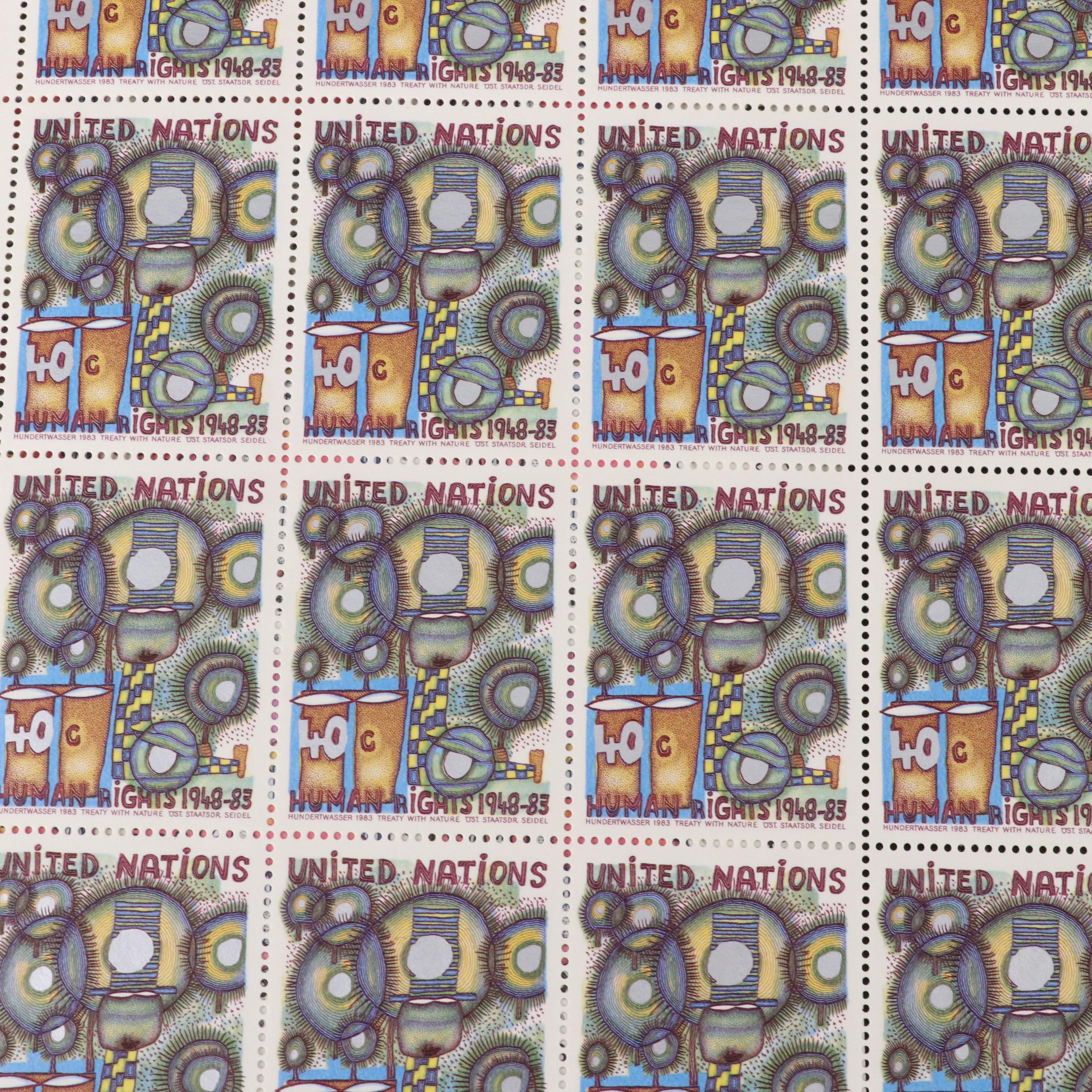 Assortment of Mint Condition United Nations Postage Stamps, 1990s to 2010s