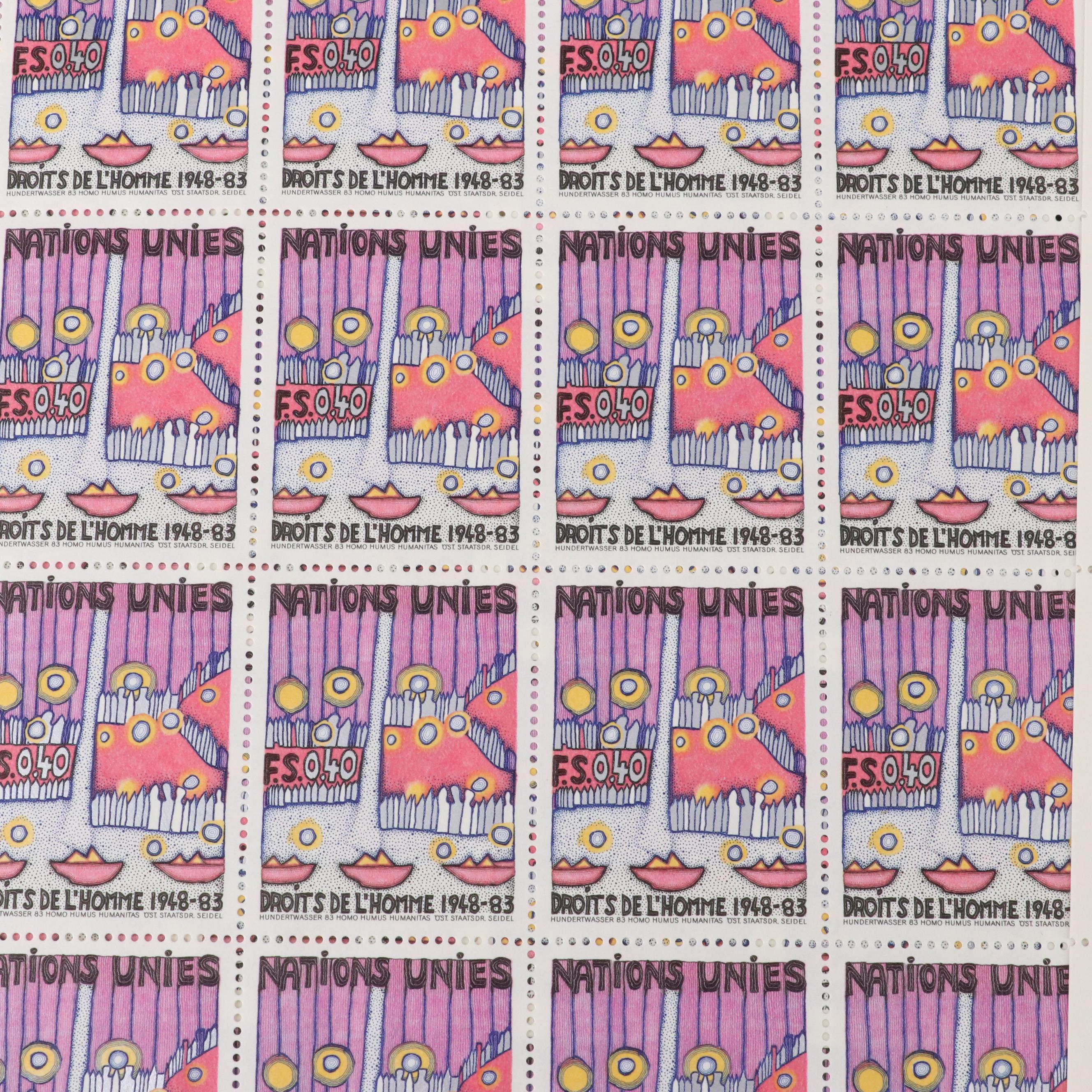 Assortment of Mint Condition United Nations Postage Stamps, 1990s to 2010s