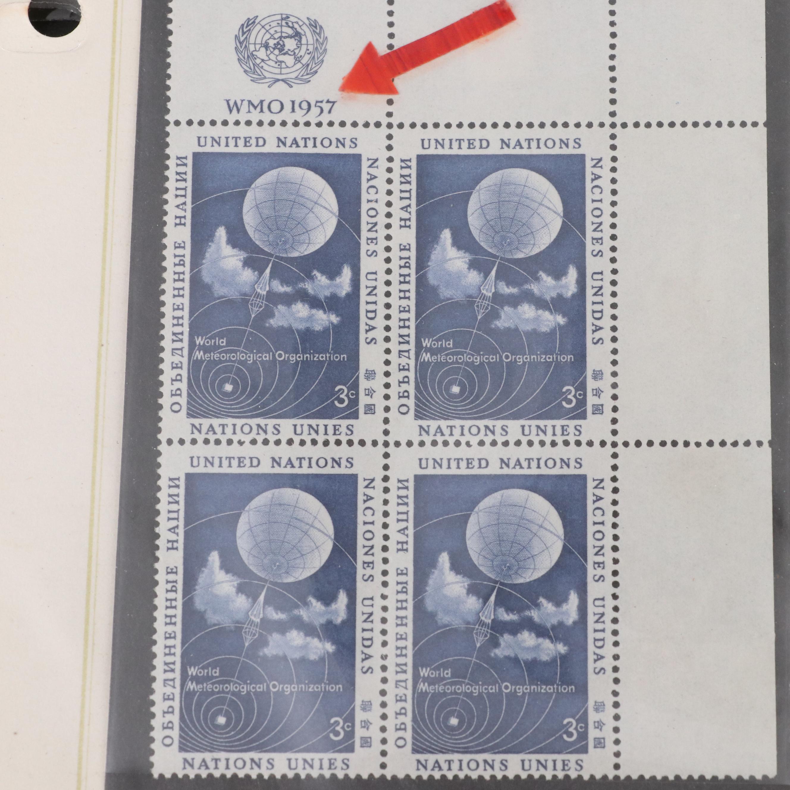 Assortment of Mint Condition United Nations Postage Stamps, 1990s to 2010s