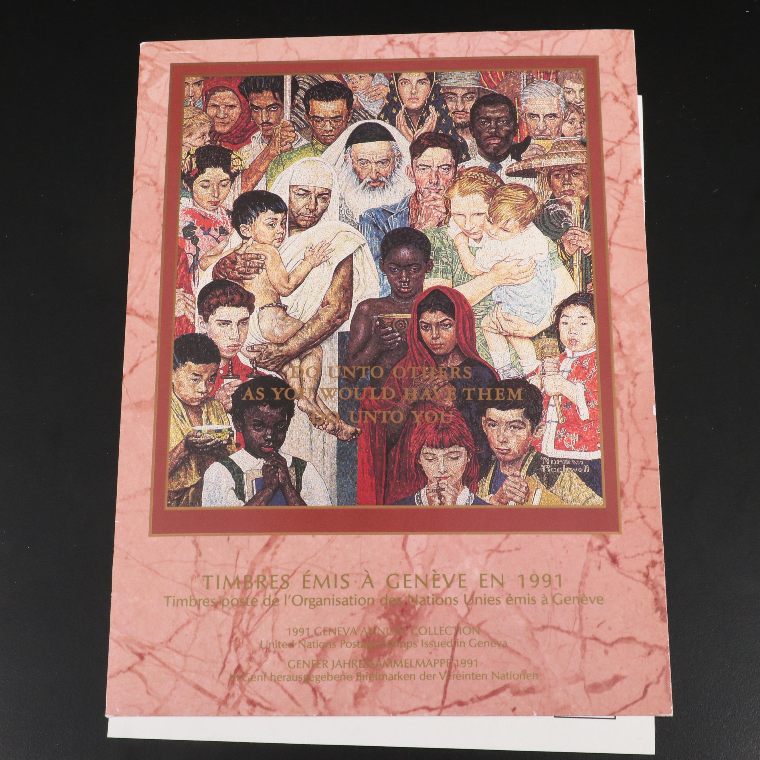 Assortment of Mint Condition United Nations Postage Stamps, 1990s to 2010s