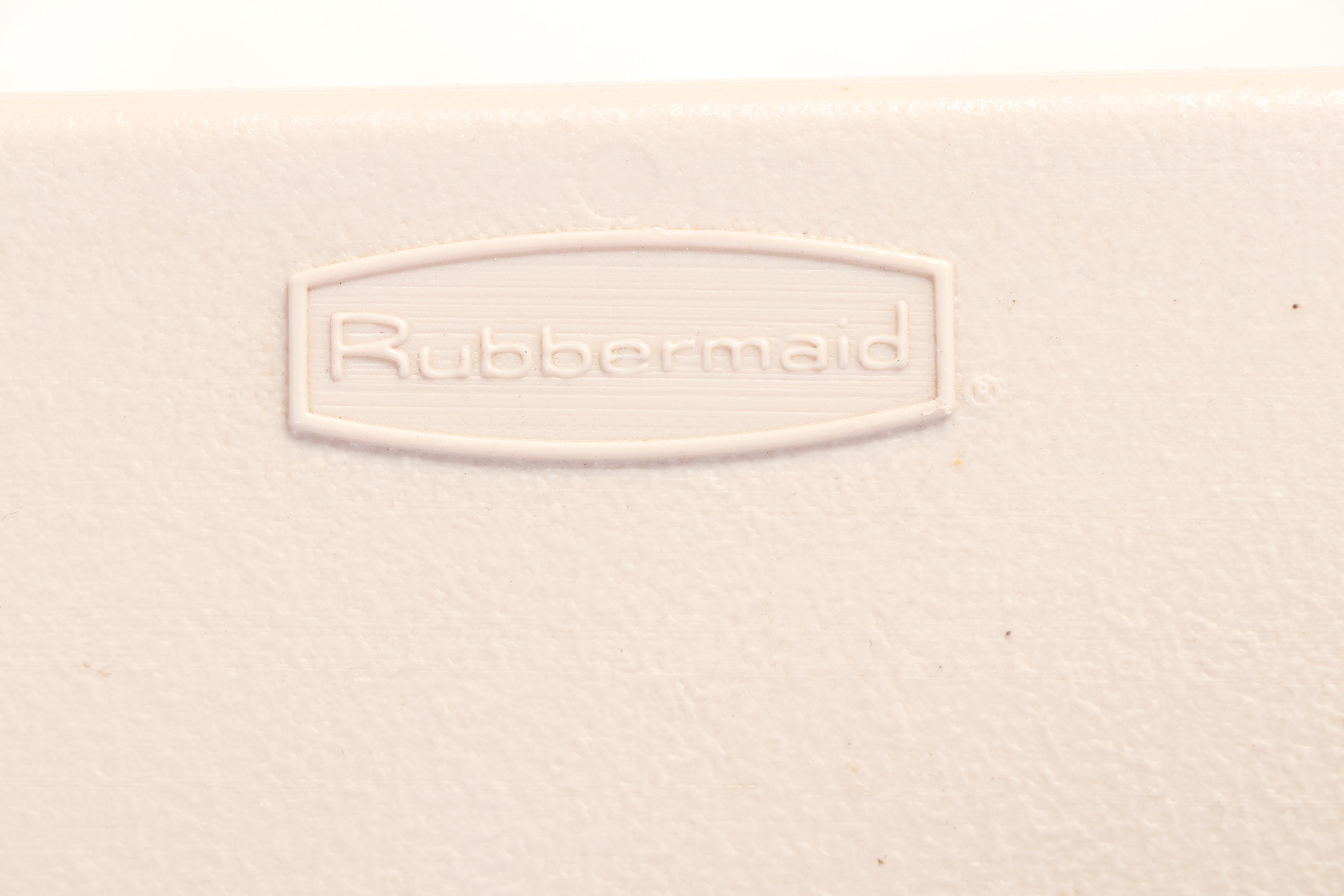 Four Rubbermaid Storage Cabinets