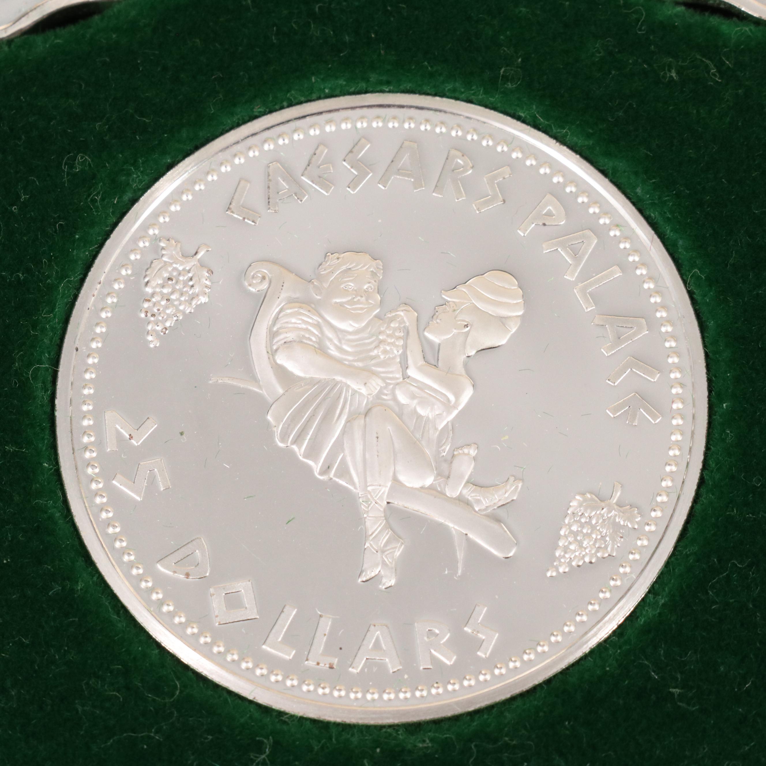 Franklin Mint "Official Gaming Coins of the World's Great Casinos" in Sterling