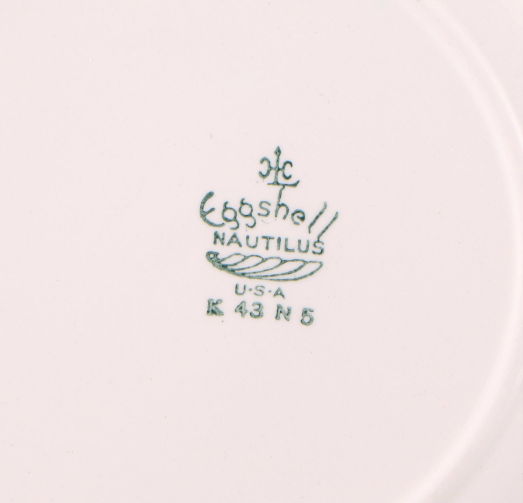 Homer Laughlin "Aristocrat" Ceramic Plates, Footed Cups, and Creamer Set