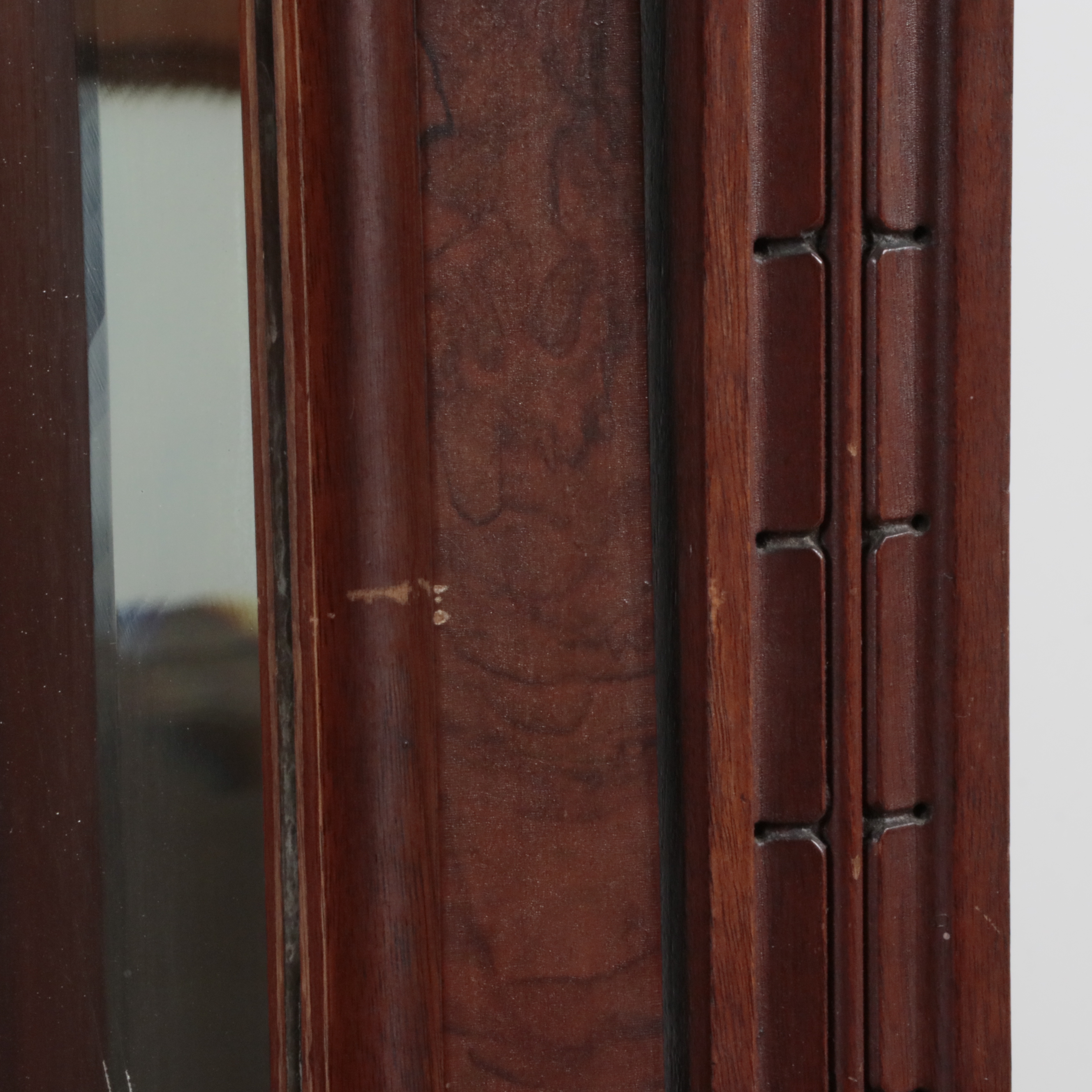 Eastlake Victorian Marble Top Walnut Dresser with Mirror