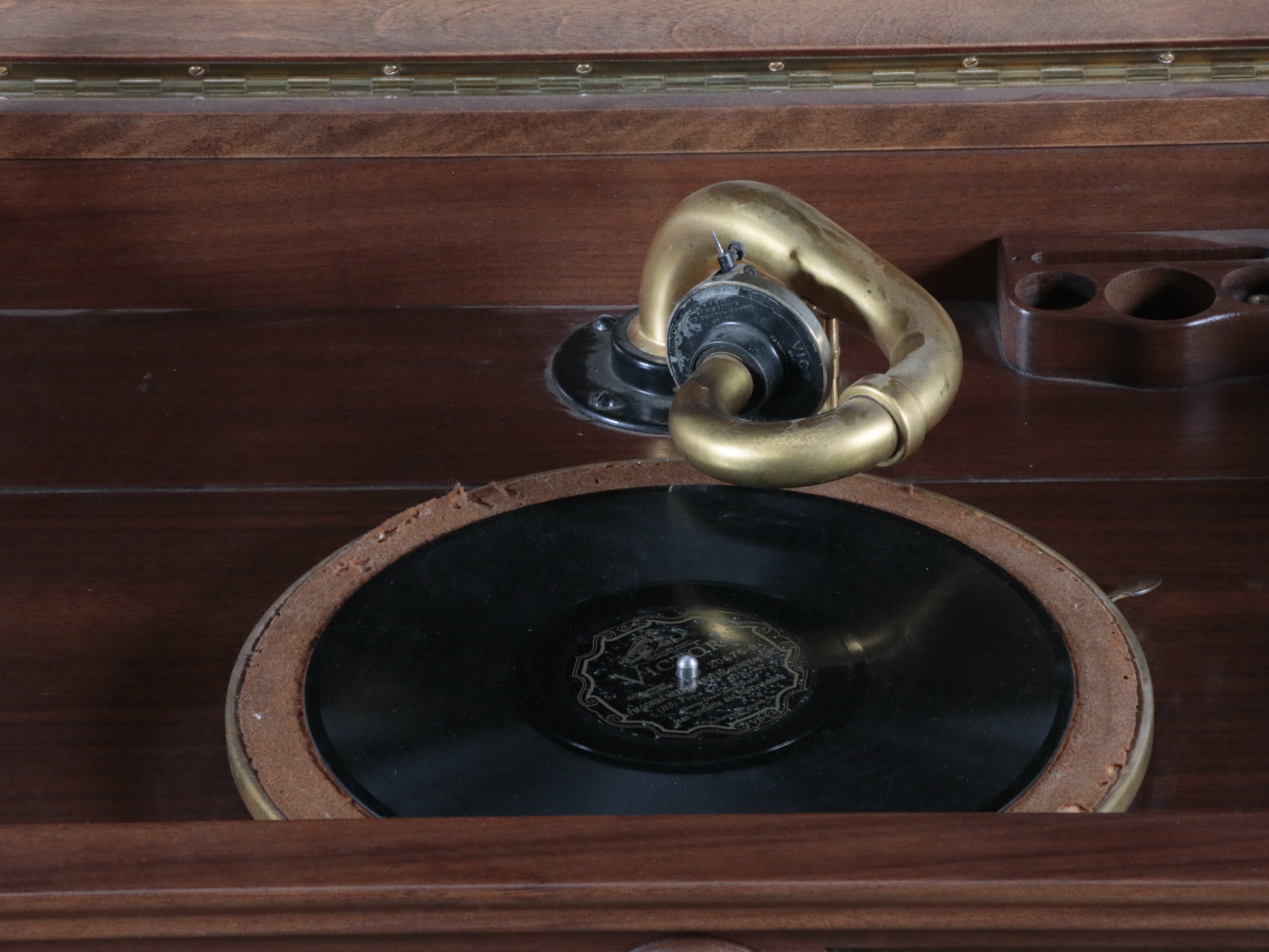 Victor Victrola Credenza Electric Orthophonic Phonograph, 1926