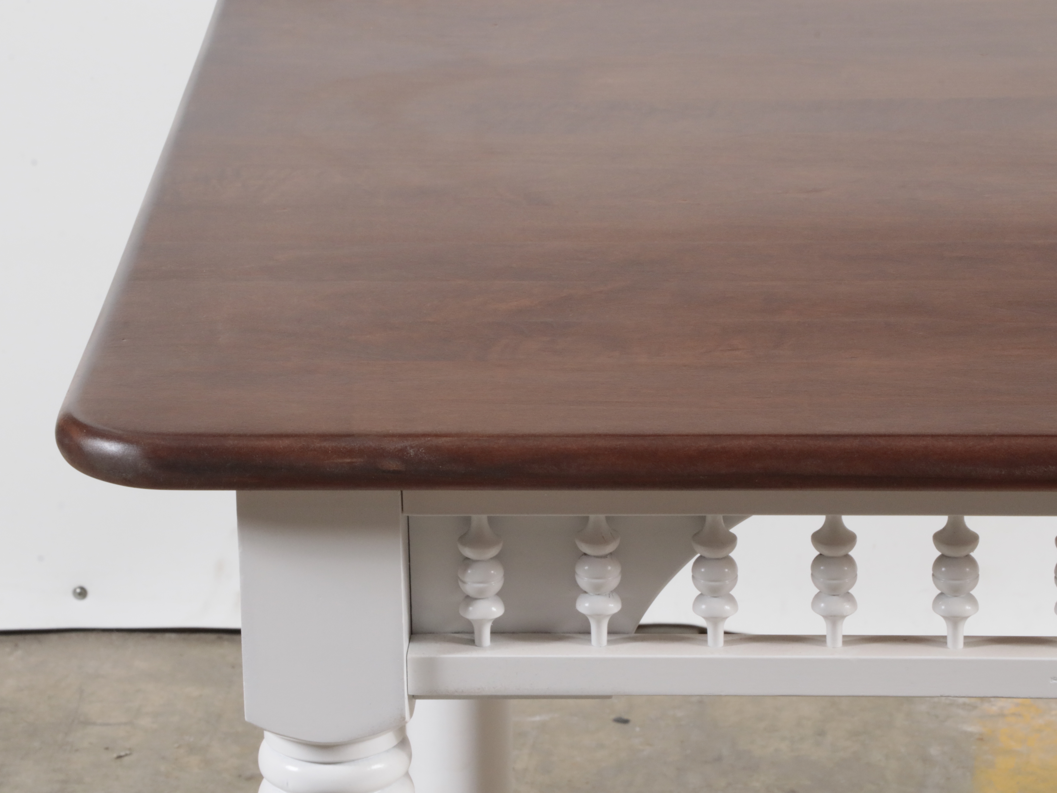 Painted Spindle Apron Dining Table