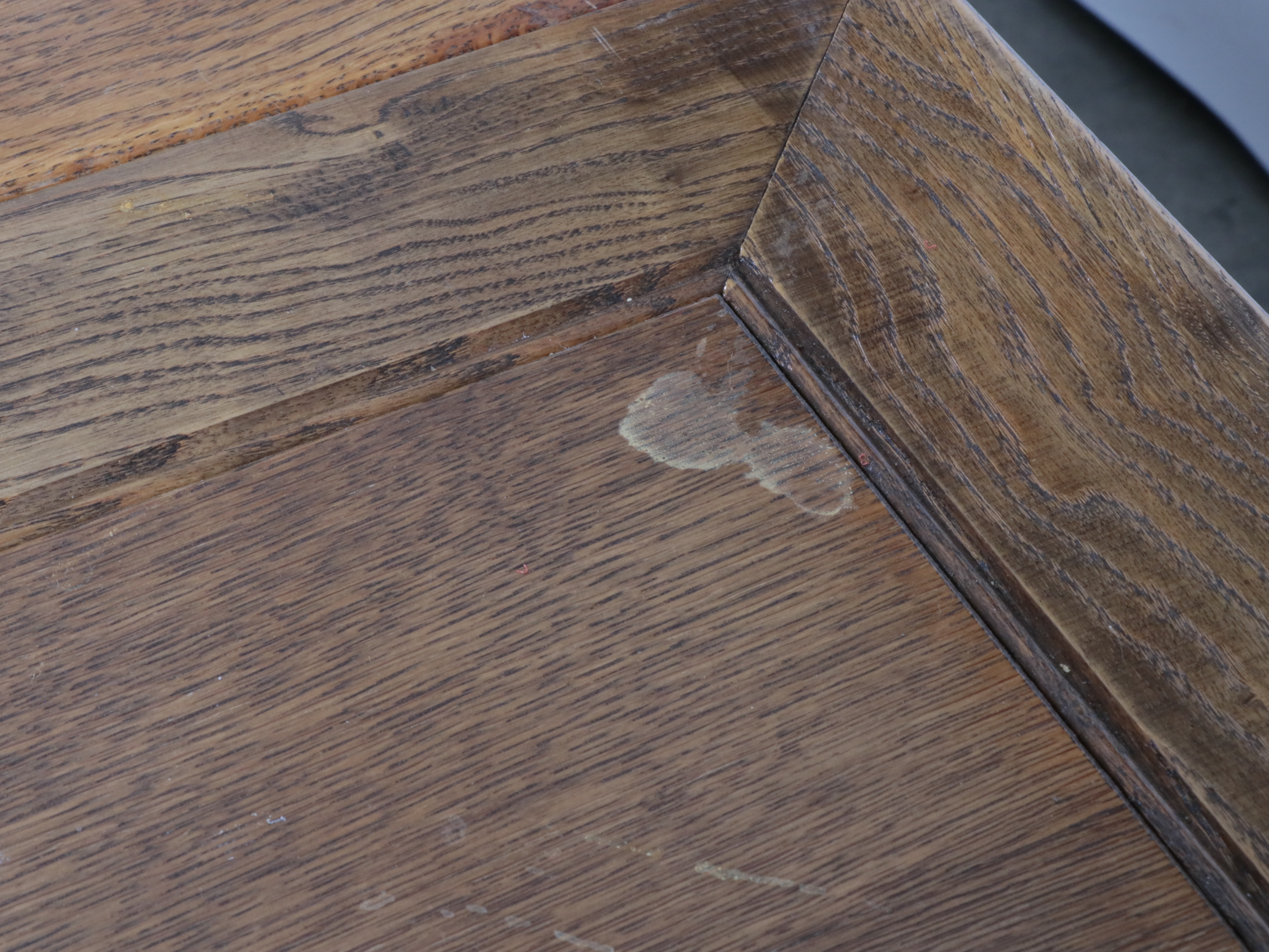 Jacobean Revival Oak Draw Leaf Dining Table, Early to Mid 20th Century