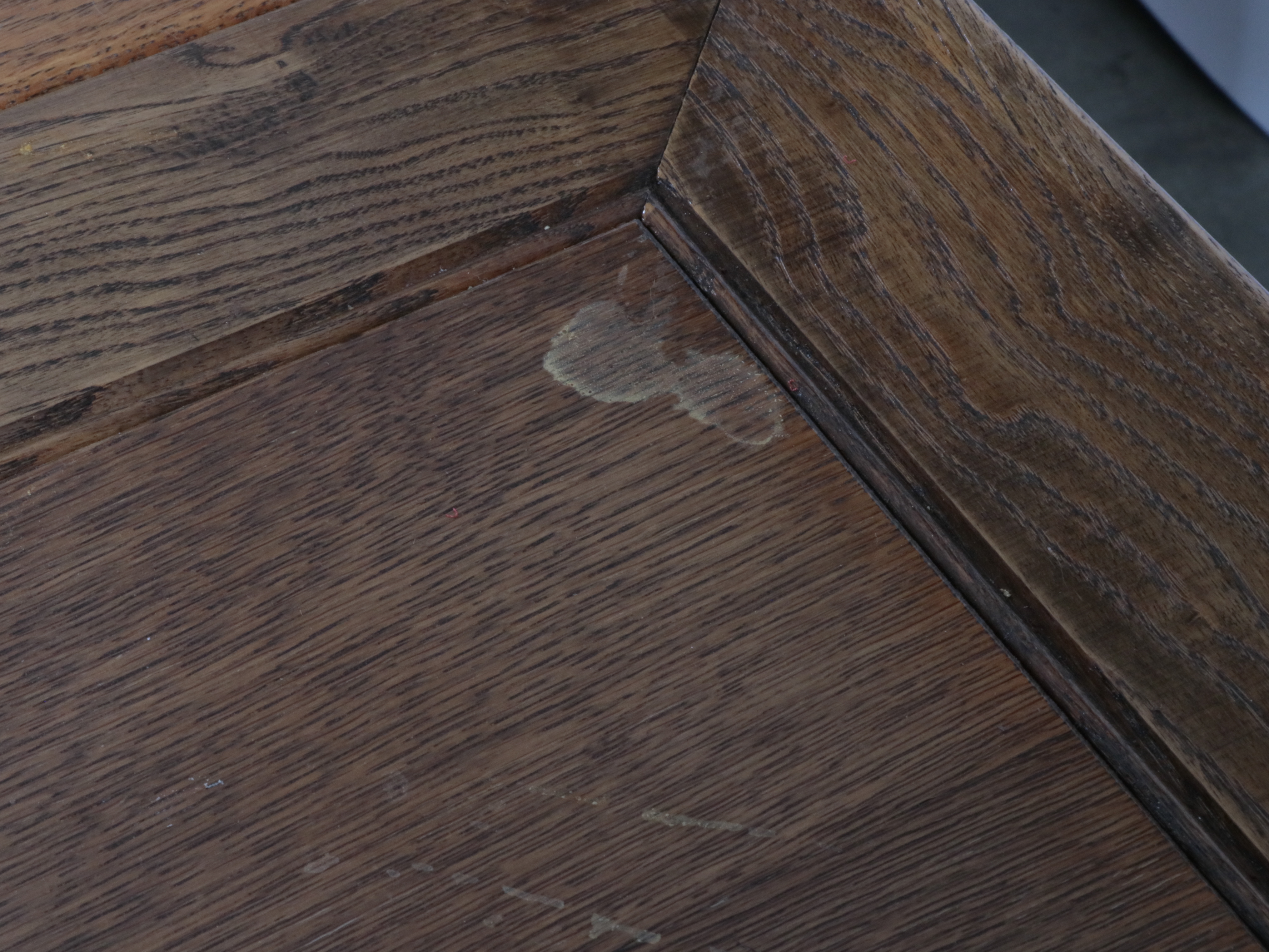 Jacobean Revival Oak Draw Leaf Dining Table, Early to Mid 20th Century
