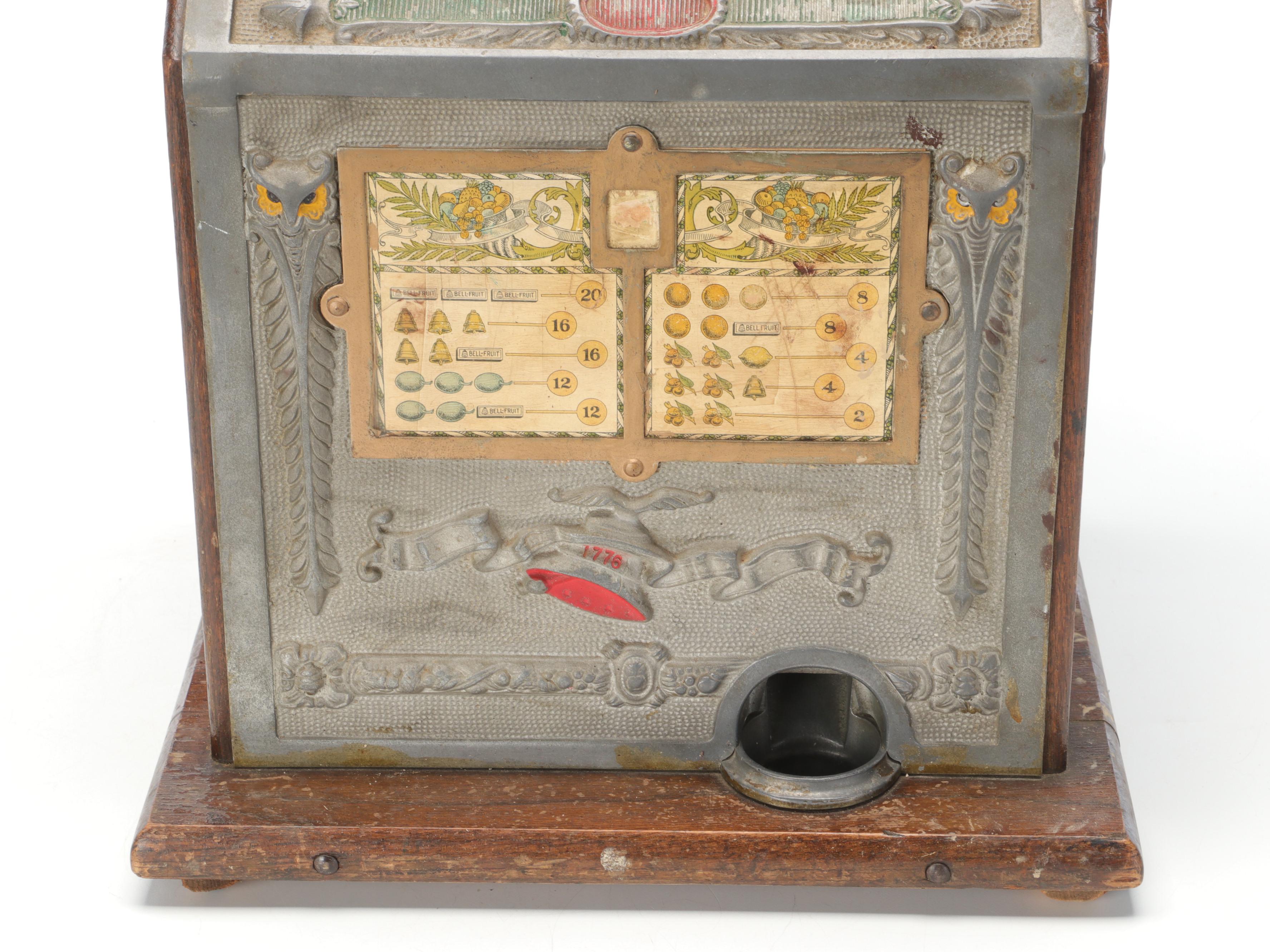 Mills Novelty Co. "1776" 5-Cent Slot Machine, Early to Mid 20th Century
