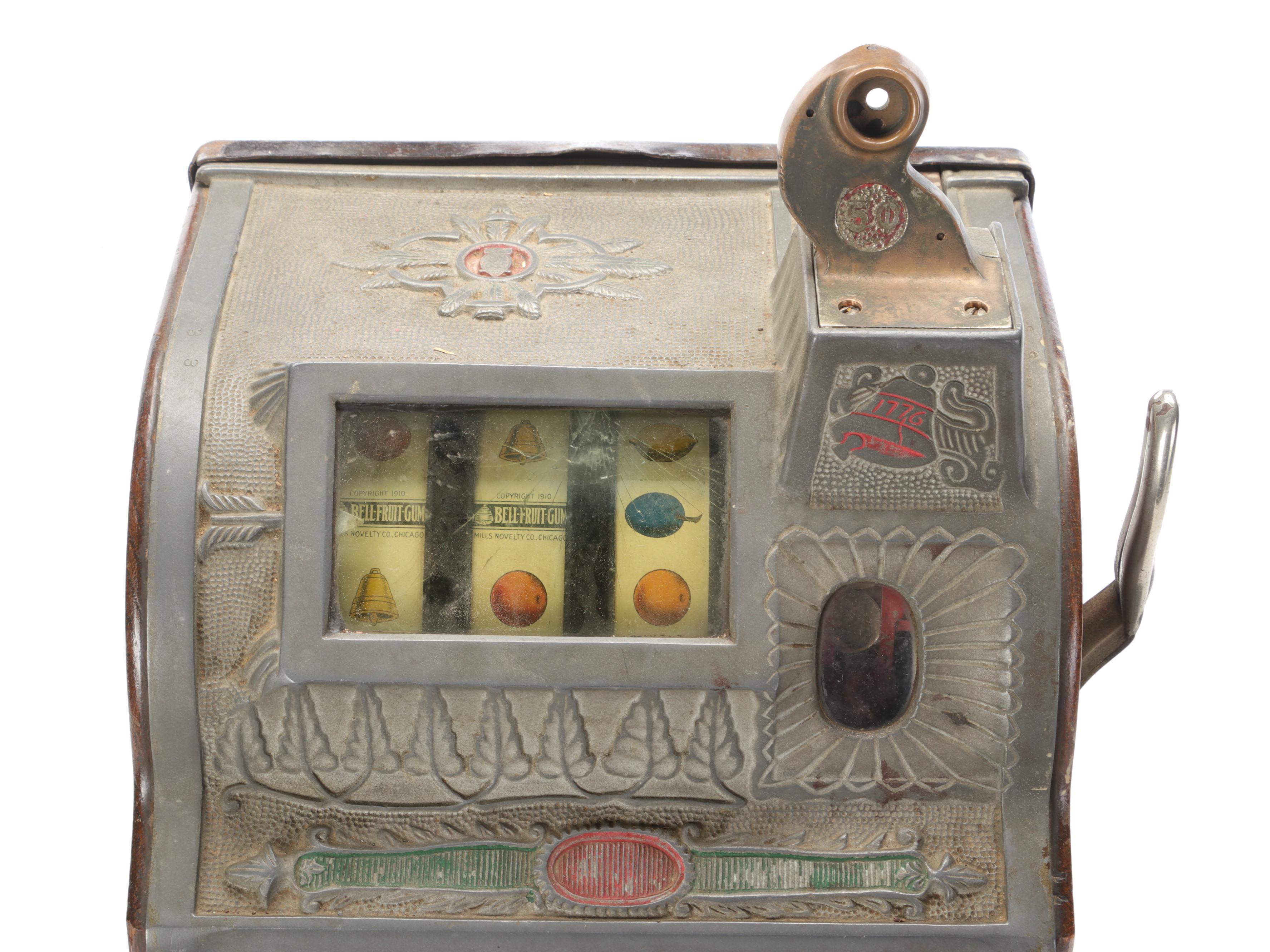 Mills Novelty Co. "1776" 5-Cent Slot Machine, Early to Mid 20th Century