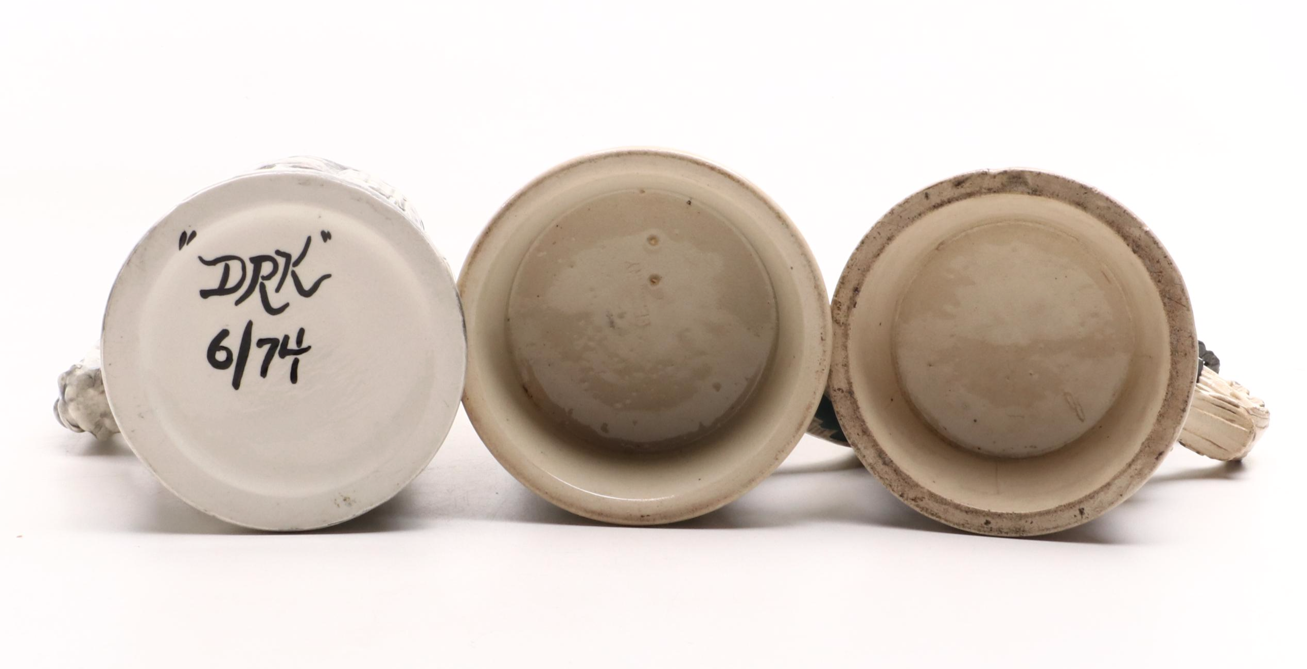 Vintage Ceramic Beer Steins, Mid to Late 20th Century